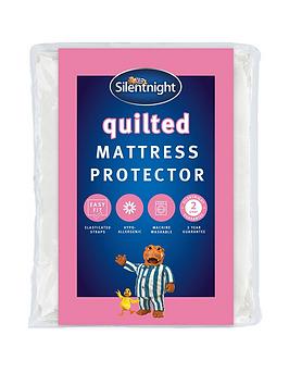Product photograph of Silentnight Quilted Deep Mattress Protector from very.co.uk