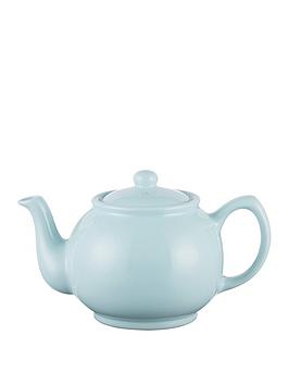 Product photograph of Price Kensington Pastel Blue 6 Cup Teapot from very.co.uk