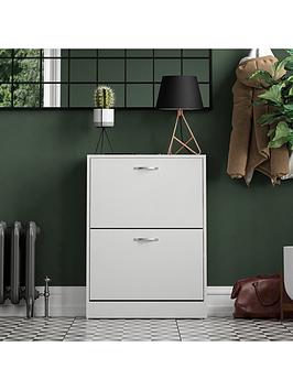 Product photograph of Vida Designs Bree 2 Drawer Shoe Cabinet from very.co.uk
