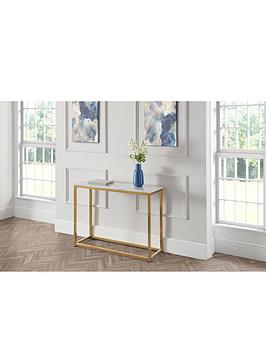 Product photograph of Julian Bowen Scala Console Table from very.co.uk