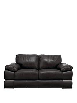 Product photograph of Primo Italian Leather 2 Seater Sofa from very.co.uk
