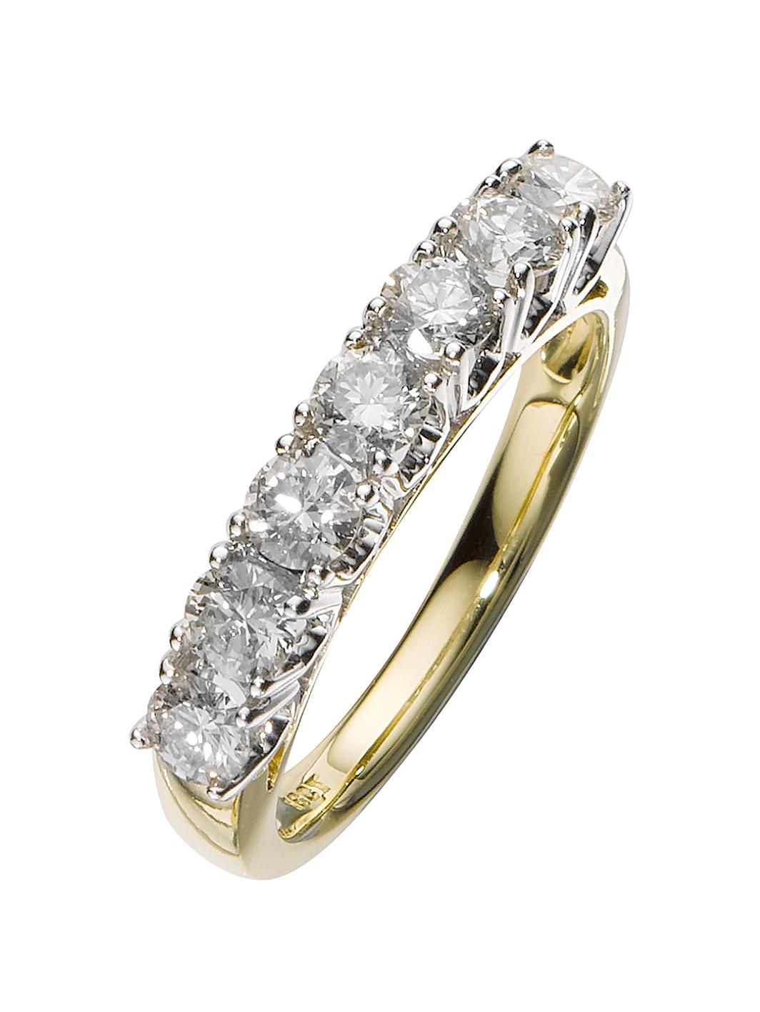 Love DIAMOND 18 Carat 1 Carat 7 Stone Eternity Ring very.co.uk