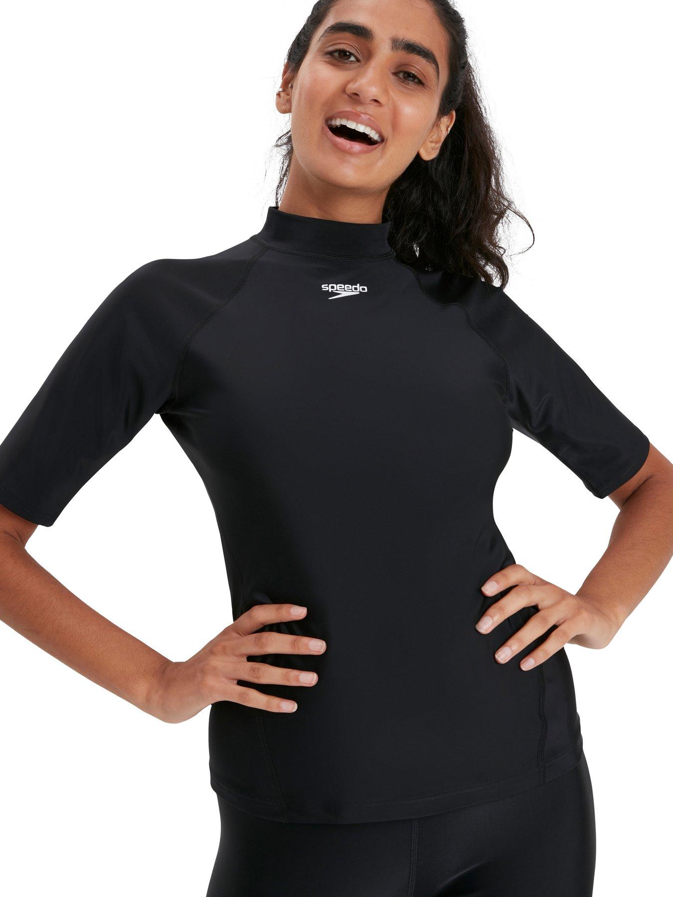 Speedo plus size rash guard sale