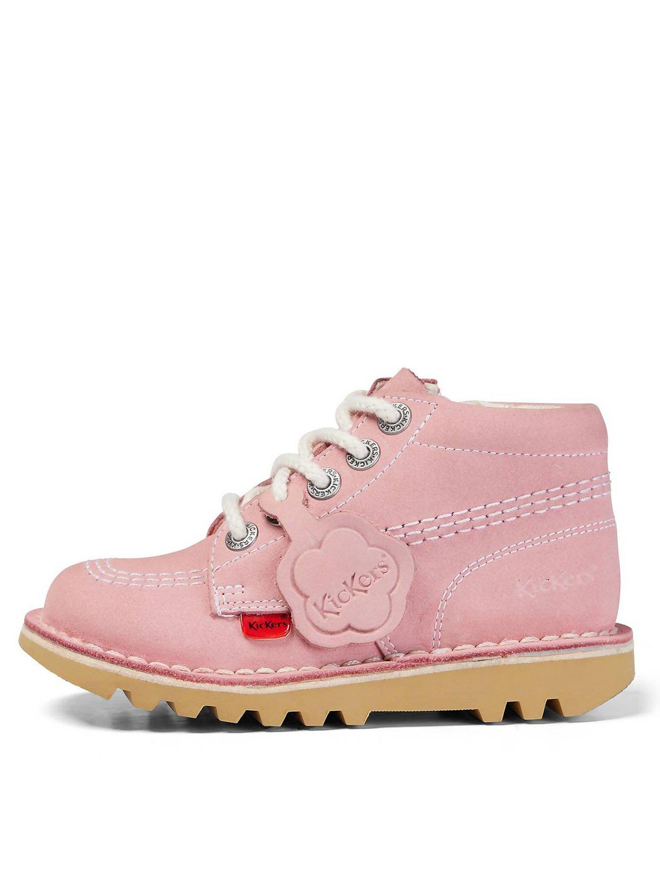 Kickers pink outlet boots