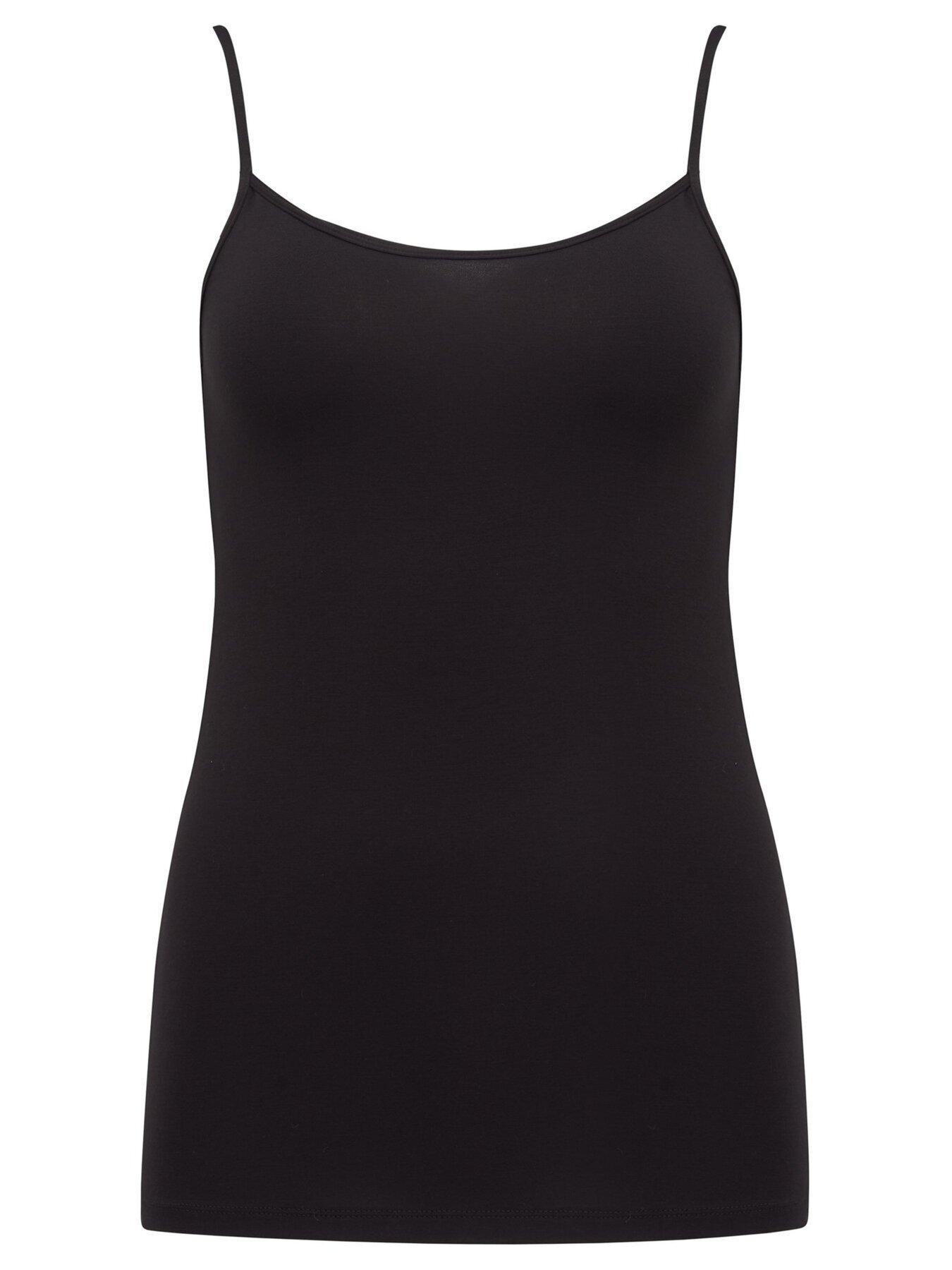 Image 3 of 4 of Pour Moi Second Skin Thermal Cami Top - Black
