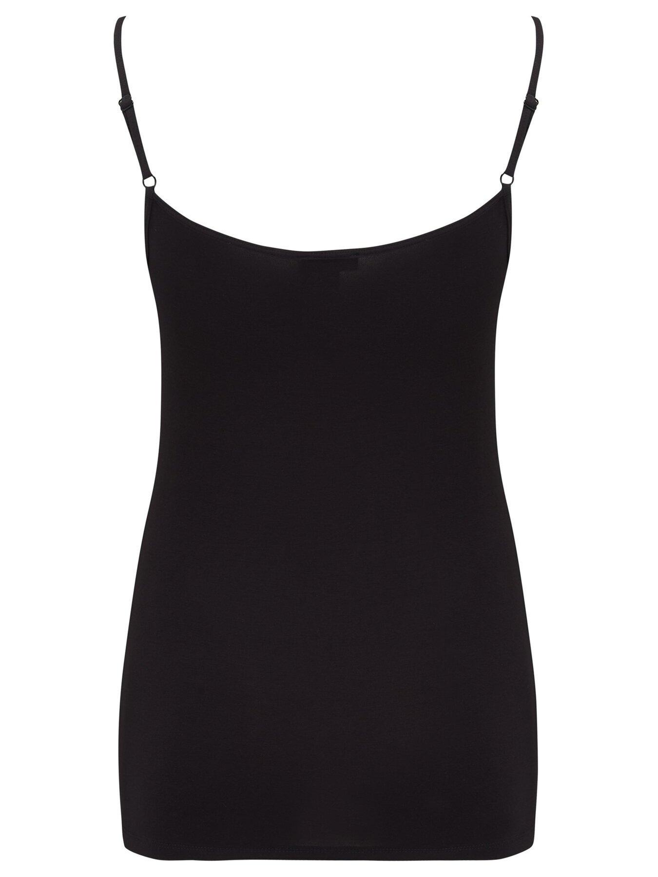Image 4 of 4 of Pour Moi Second Skin Thermal Cami Top - Black