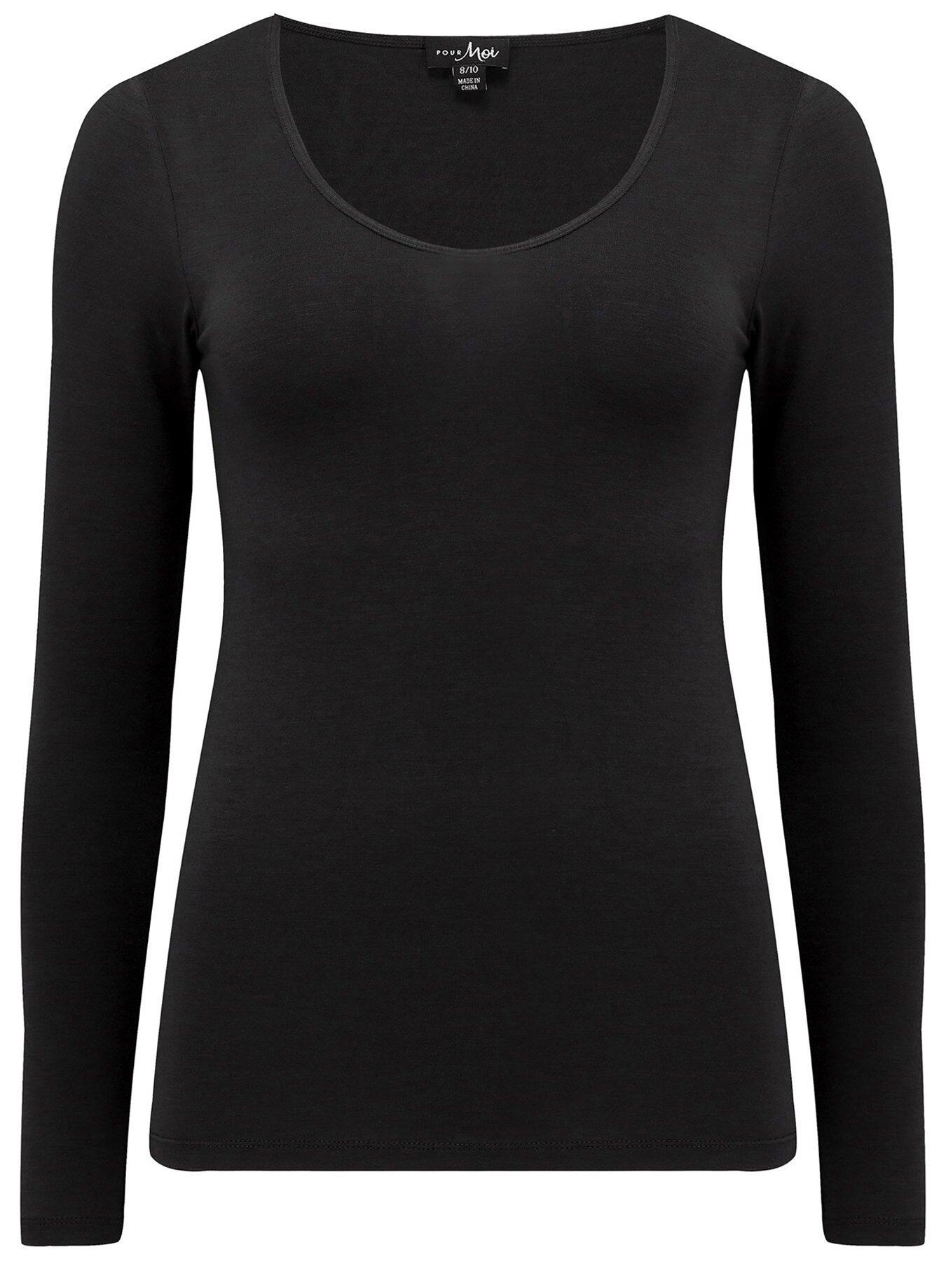 black thermal long sleeve