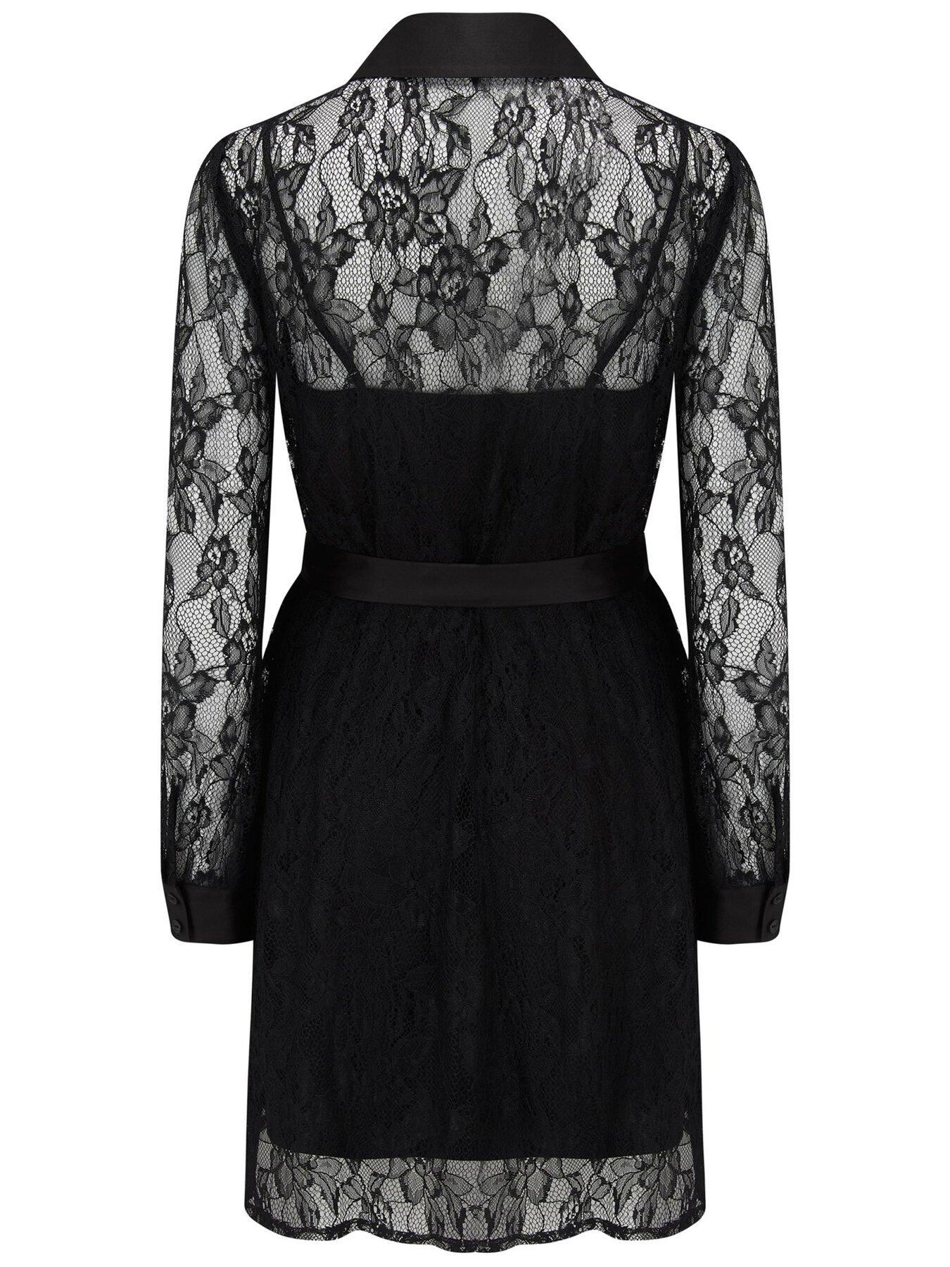 Pour Moi Clara Long Sleeve Lace Shirt Dress Very