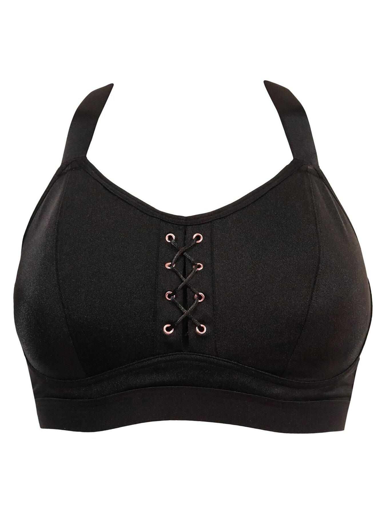 Pour Moi Energy Reach Underwired Lightly Padded Sports Bra - Black