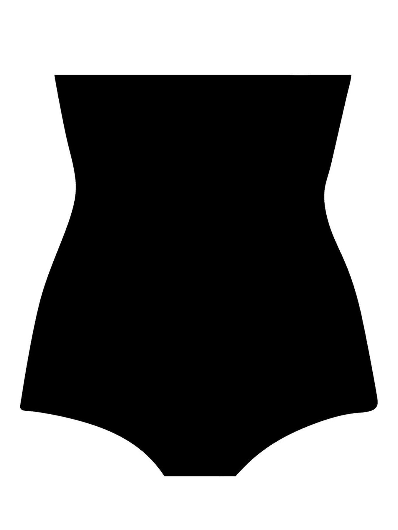 Image 2 of 2 of Pour Moi Definitions High Waist Shaping Brief - Black