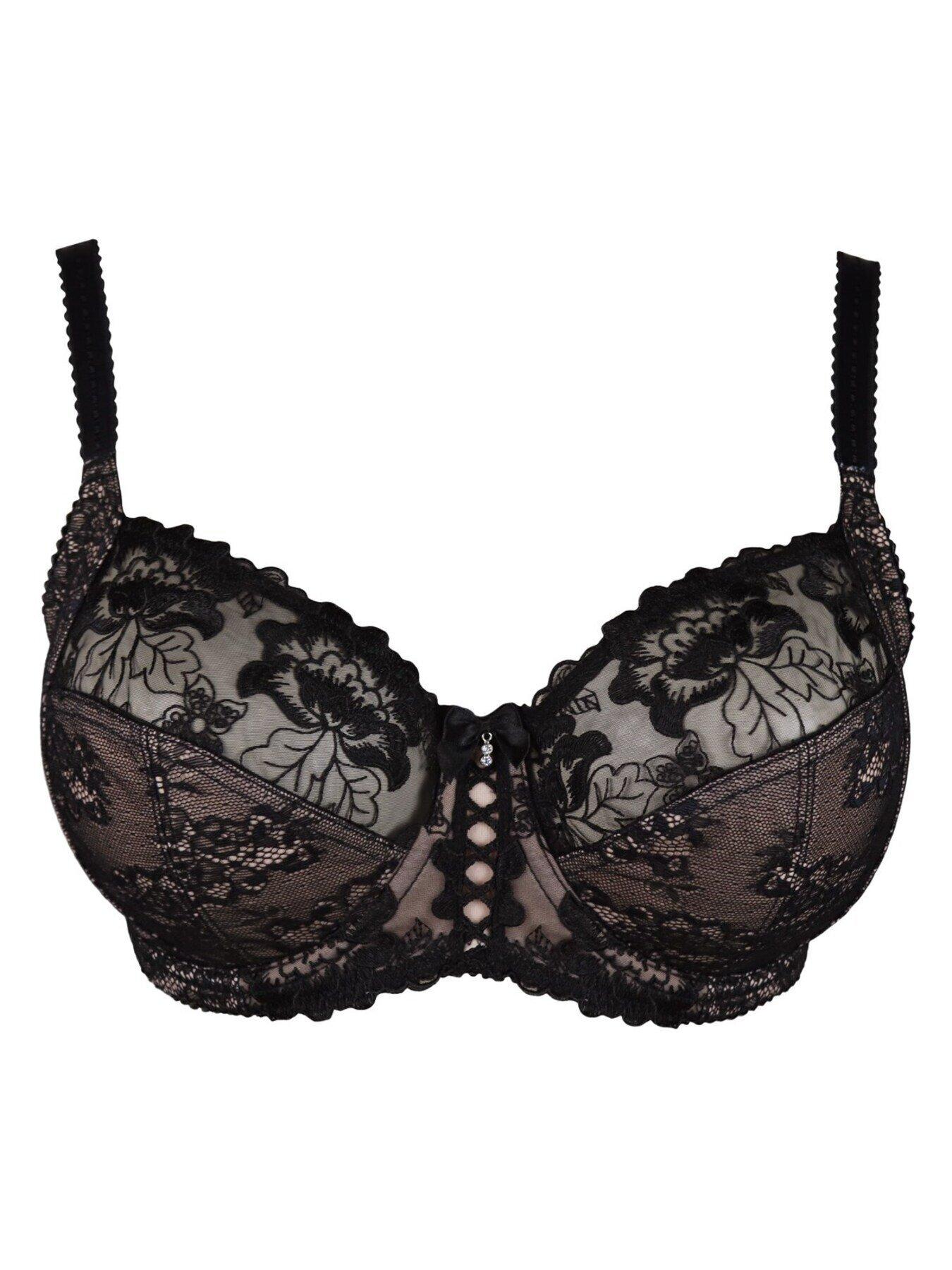 Pour Moi Sofia Lace Embroidered Side Support Bra | Very.co.uk