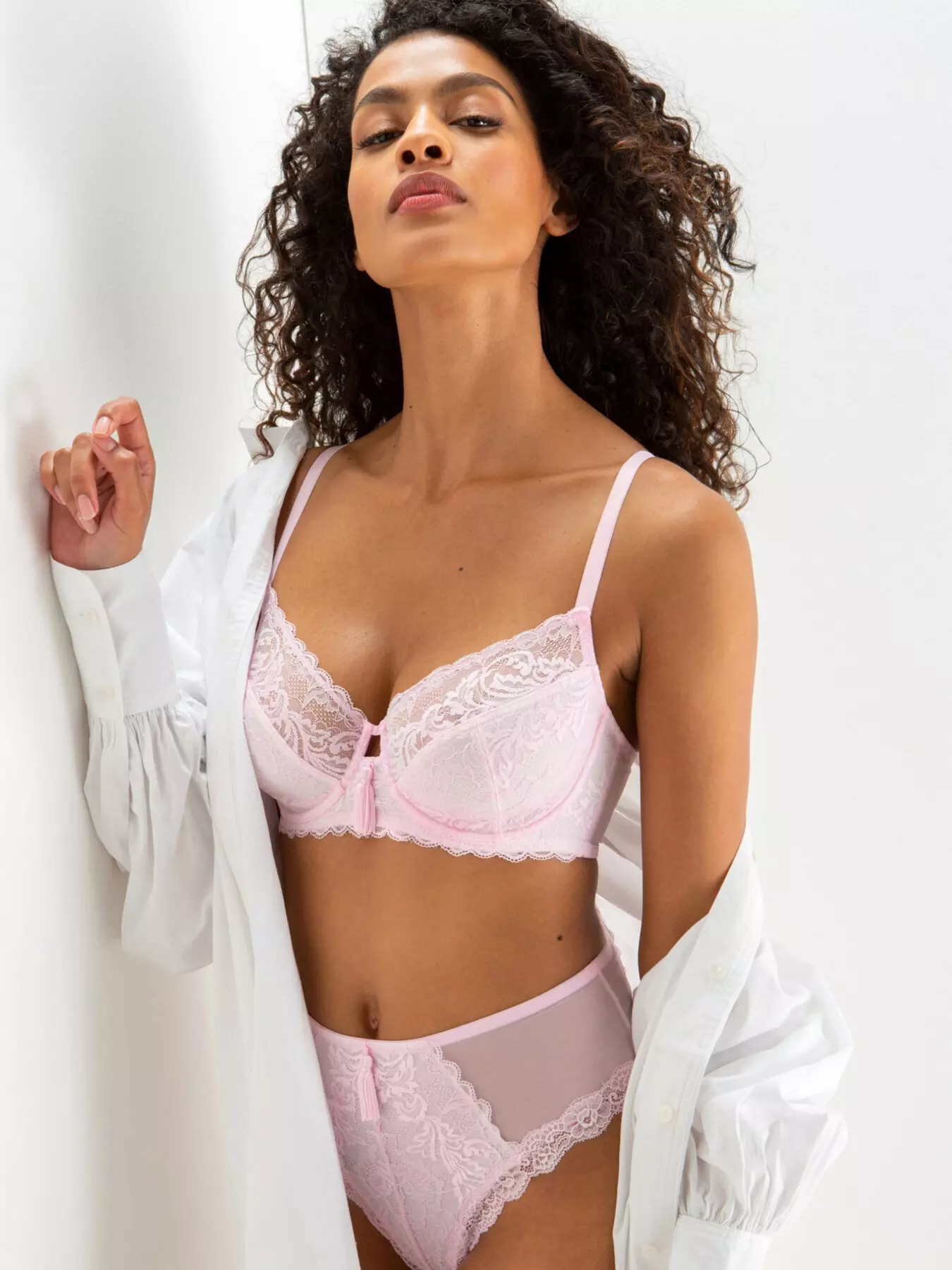 Pour Moi Pink India Front Fastening Bra