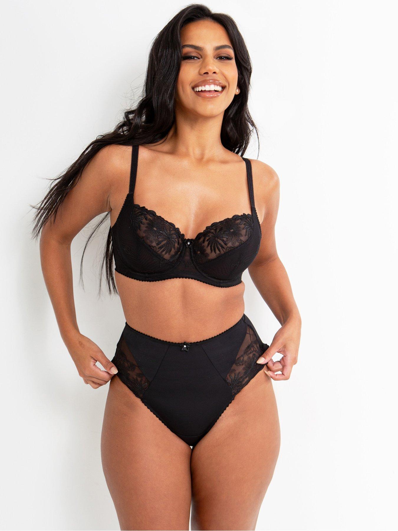 Image 1 of 3 of Pour Moi St Tropez High Waist Deep Brief - Black