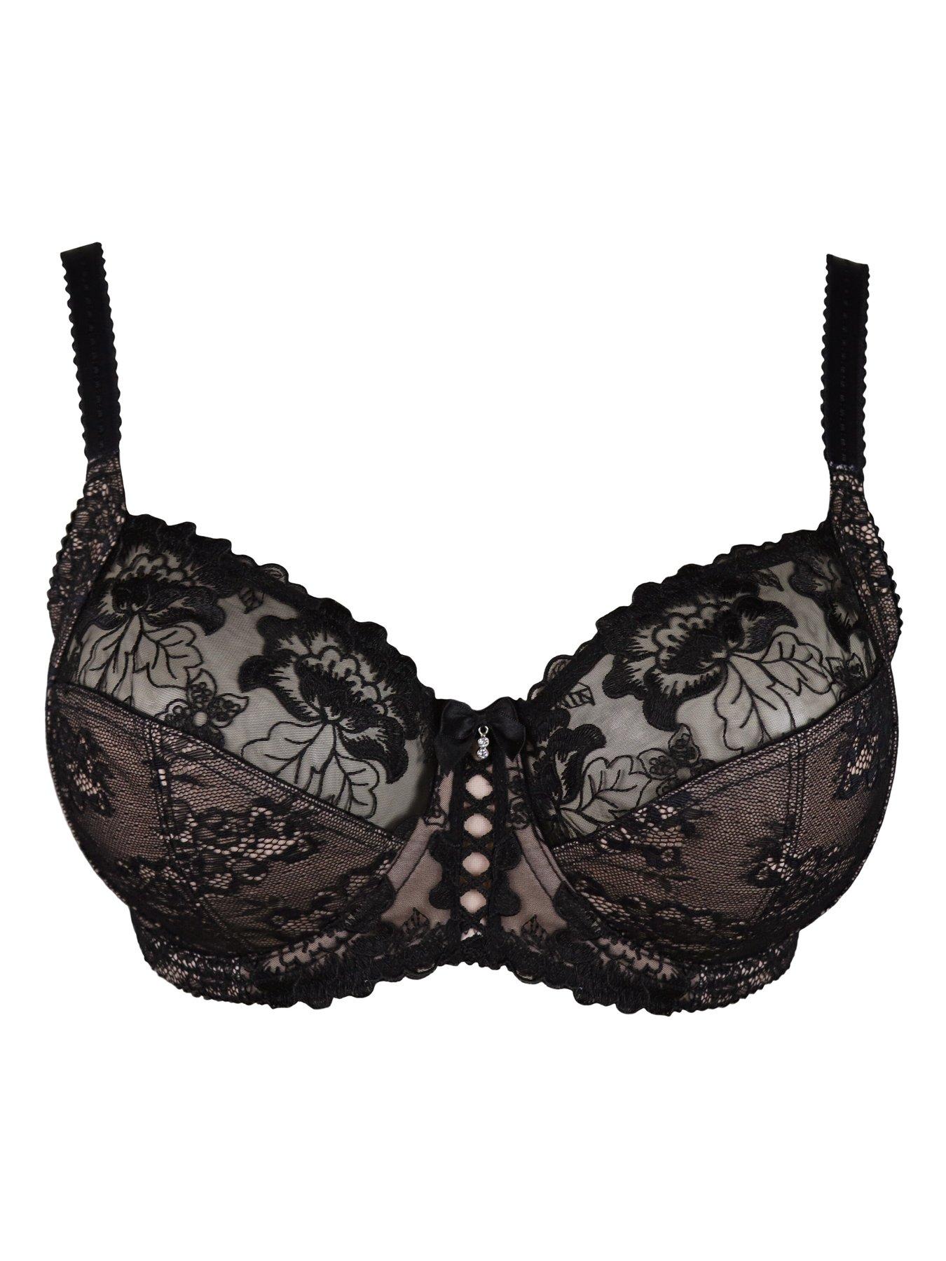 Image 2 of 3 of Pour Moi Sofia Lace Embroidered Side Support Bra