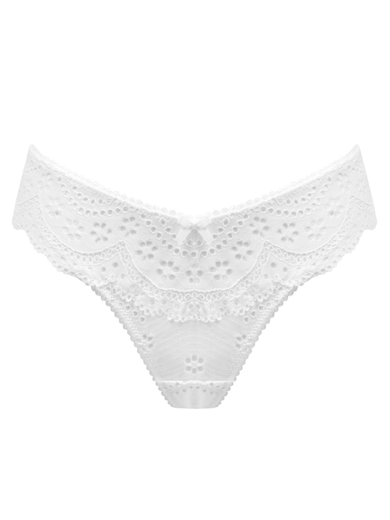 Image 2 of 3 of Pour Moi Swoon Thong - White
