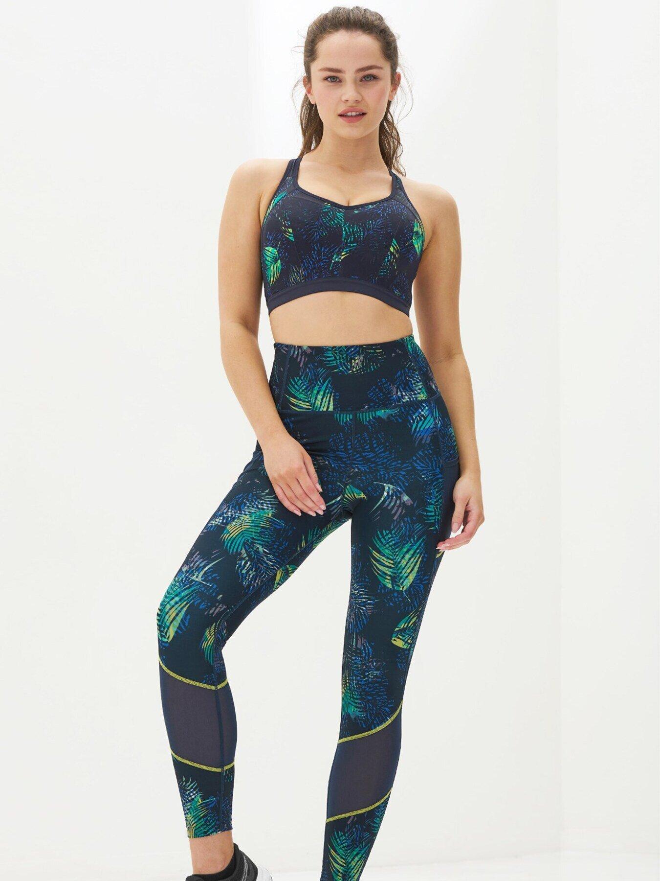 Pour Moi Energy Strive Non-Wired Non-Padded Lined Full Cup Sports Bra -  Print Multi