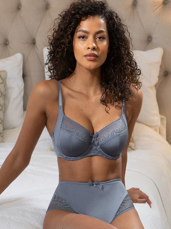 Pour Moi Aura Side Support Underwired Bra - Grey