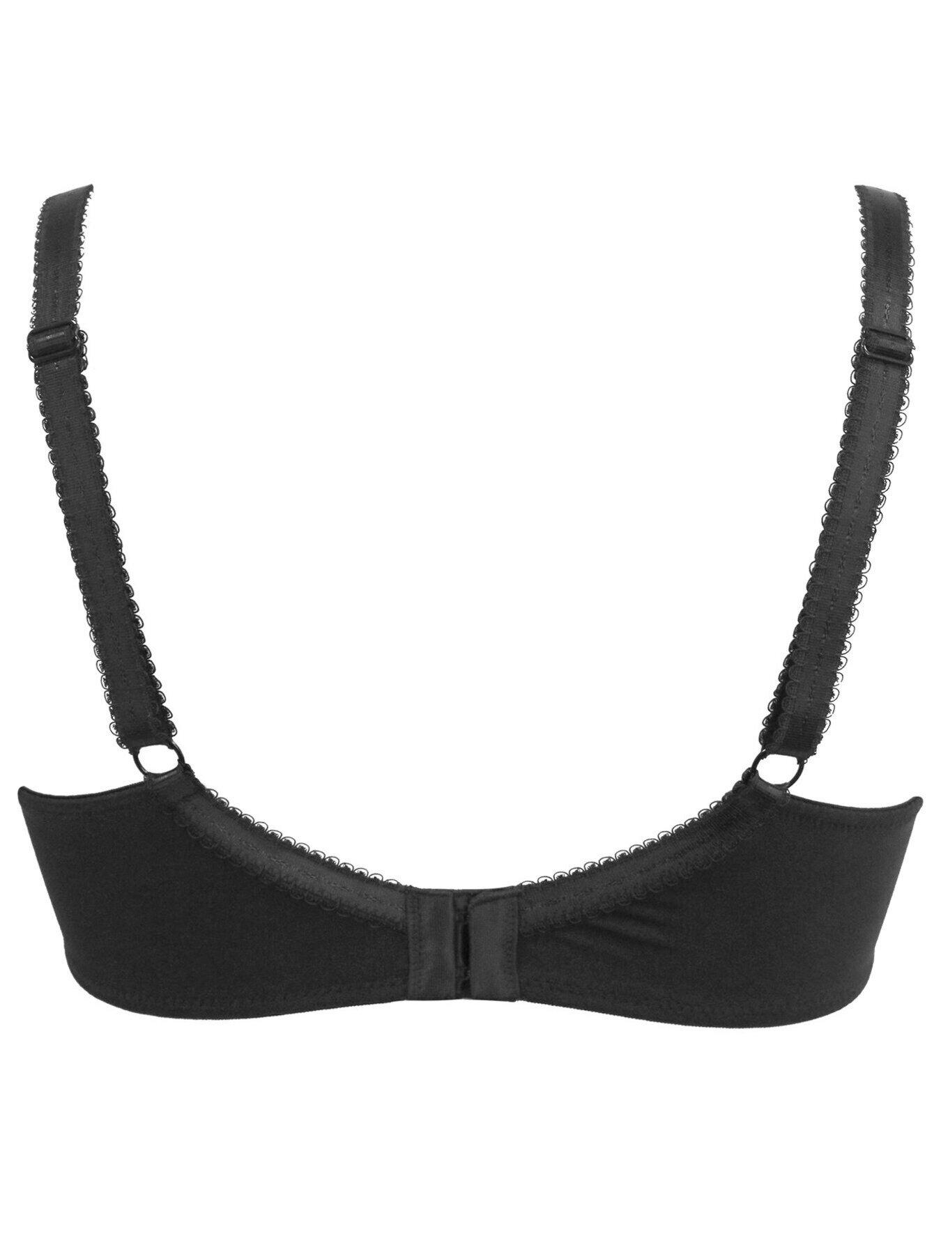 Pour Moi BLACK Aura Smooth Lightly Padded T-Shirt Bra, US 34H, UK