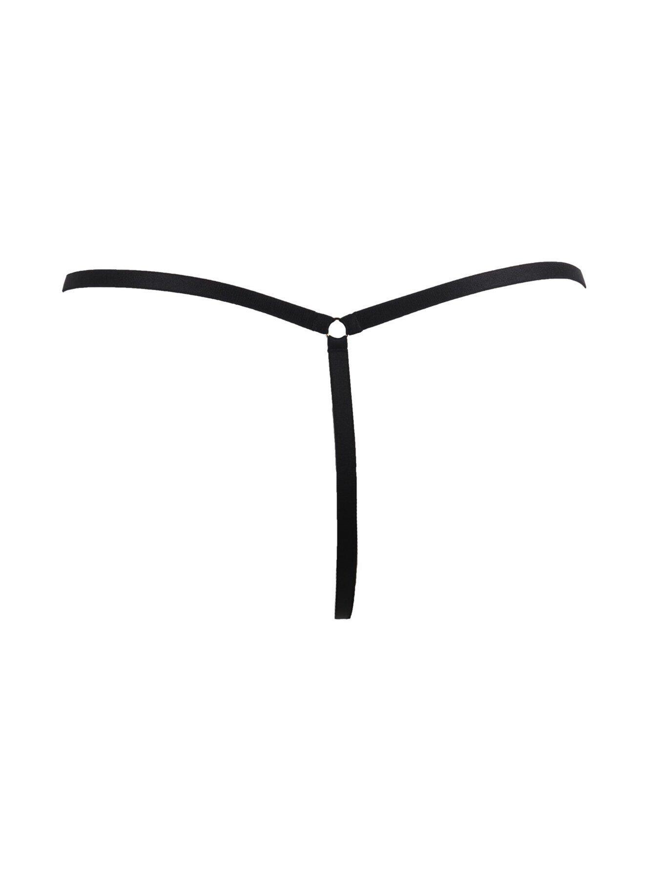 Image 4 of 4 of Pour Moi India Thong - Black