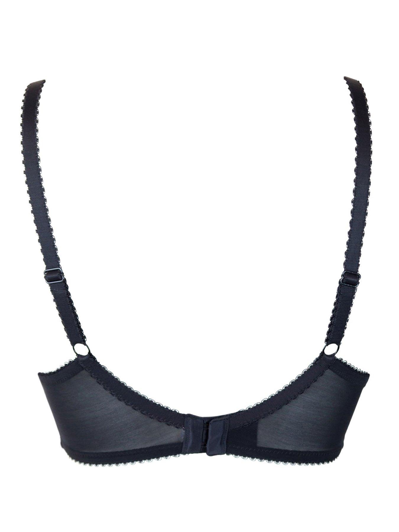 Image 5 of 5 of Pour Moi Flora Lightly Padded Underwired Bra - Black
