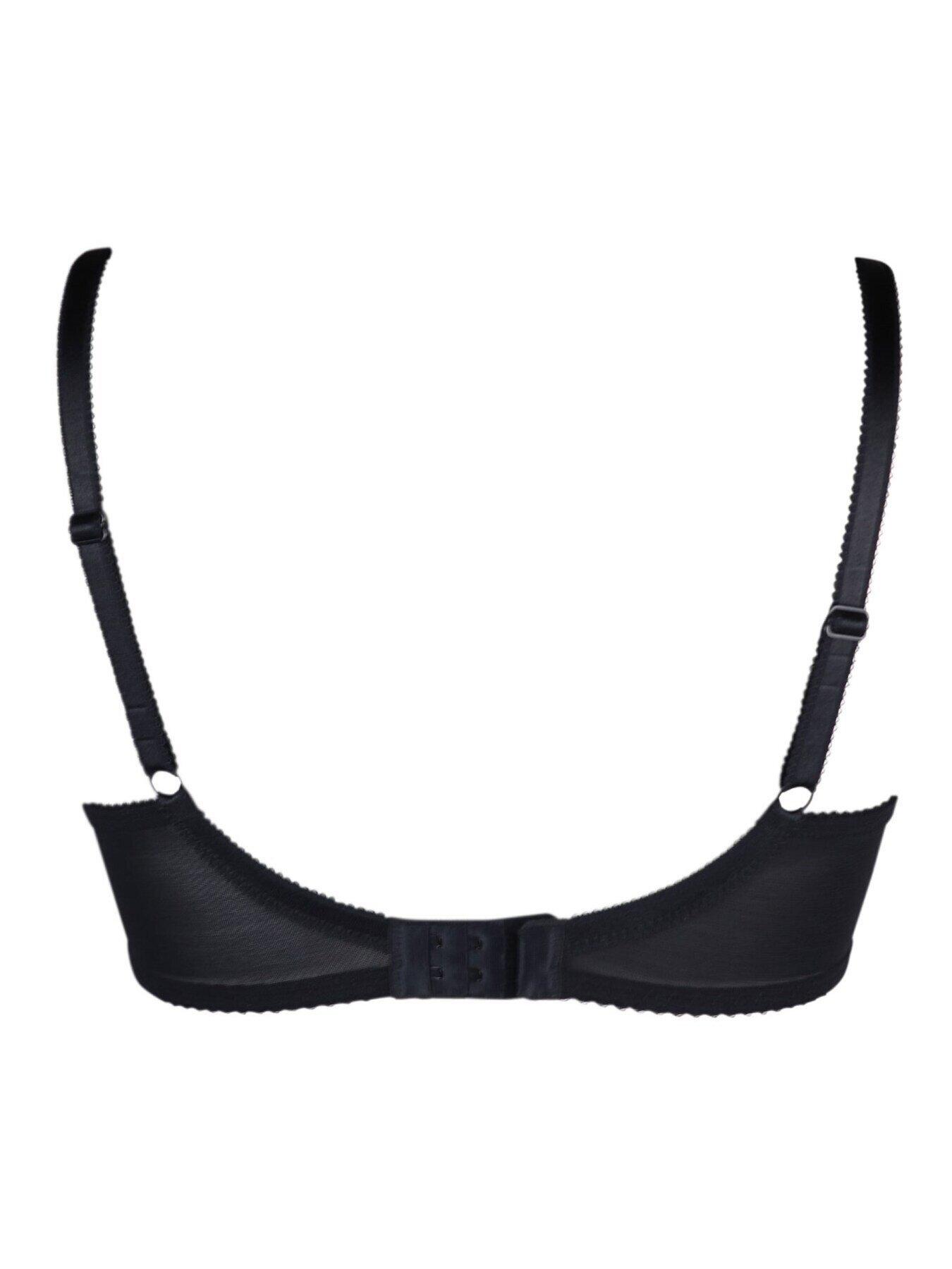 Image 4 of 4 of Pour Moi Amour Padded Underwired Bra - Black/Multi