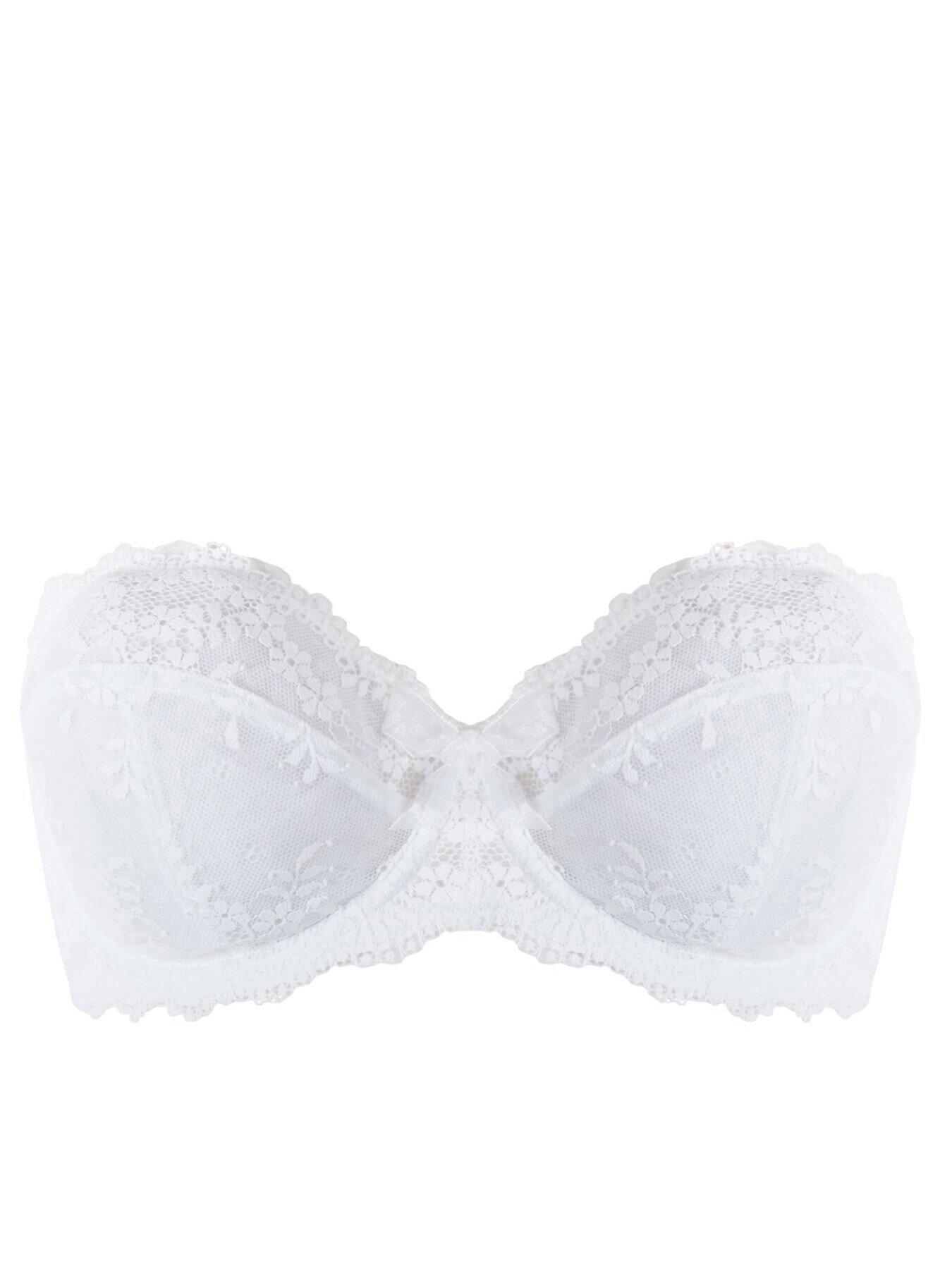 Image 5 of 5 of Pour Moi Flora Strapless Underwired Bra - White