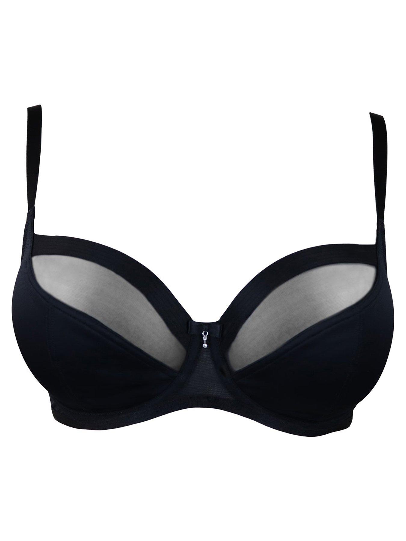 Pour Moi Viva Luxe Underwired Bra - Black | Very