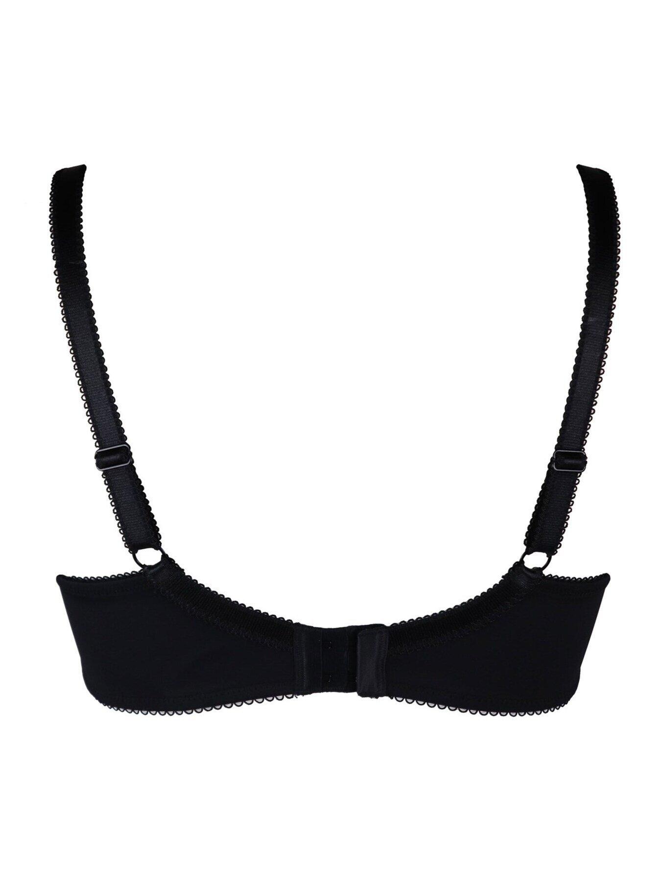 Image 4 of 4 of Pour Moi Opulence T Shirt Non Wired Bra - Black/Multi
