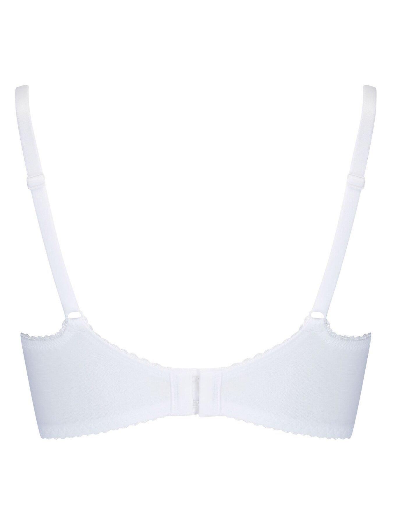 Pour Moi Rosalind Full Cup Underwired Bra White Uk 