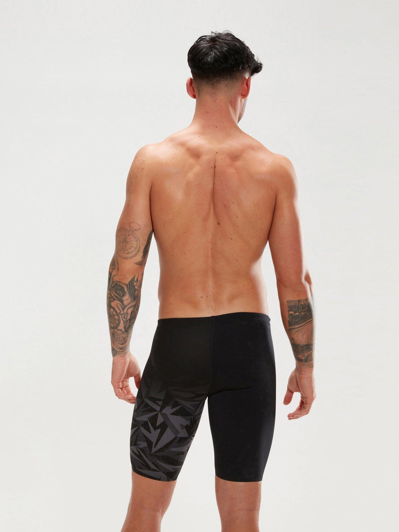 Speedo Hyper Boom VCut Jammer Black very.co.uk