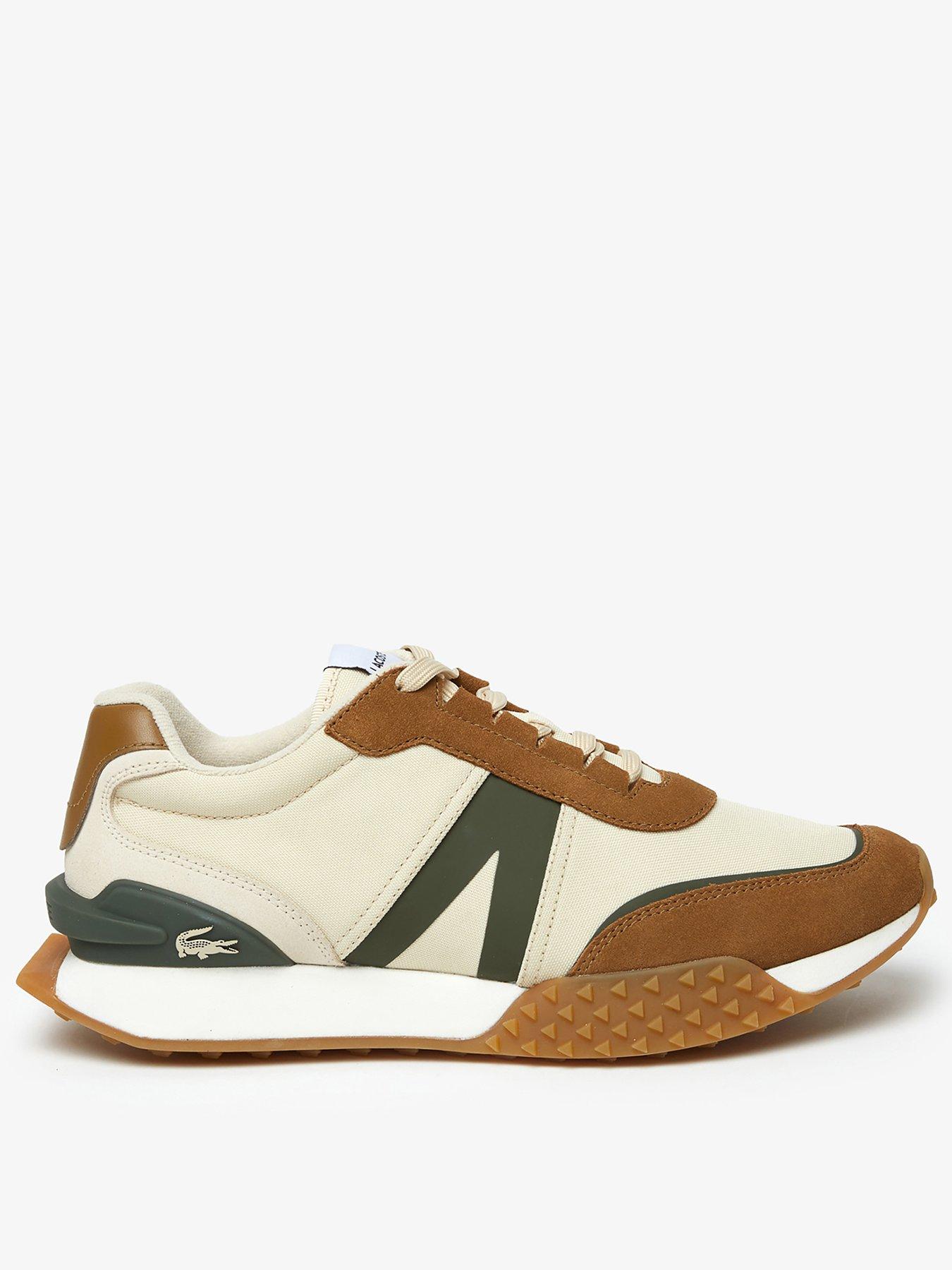 men's lacoste l spin deluxe 2.0 synthetic trainers