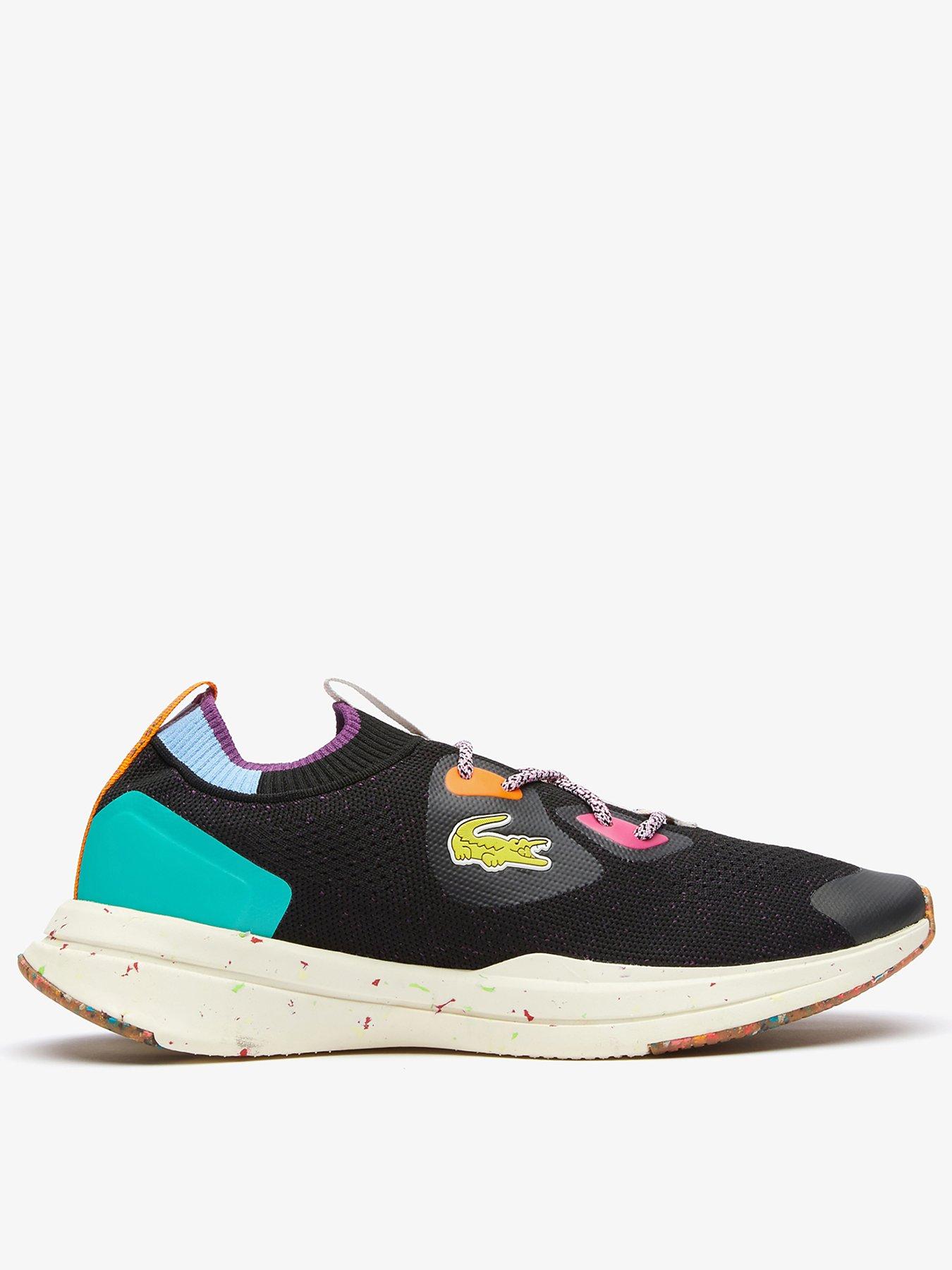 Men s Run Spin Textile Trainers Black Blue