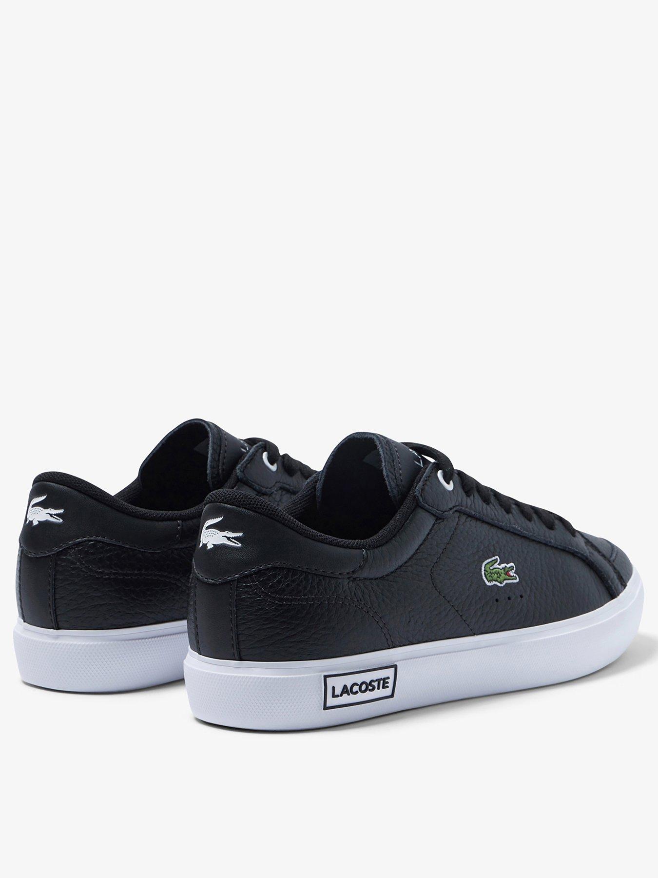 women's lacoste powercourt leather trainers