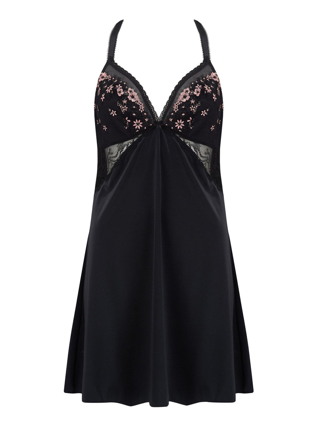 Image 4 of 4 of Pour Moi Gigi Chemise - Black/Multi