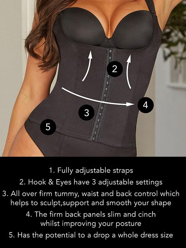 Pour Moi Hourglass Firm Control Back Smoothing Waist Cincher