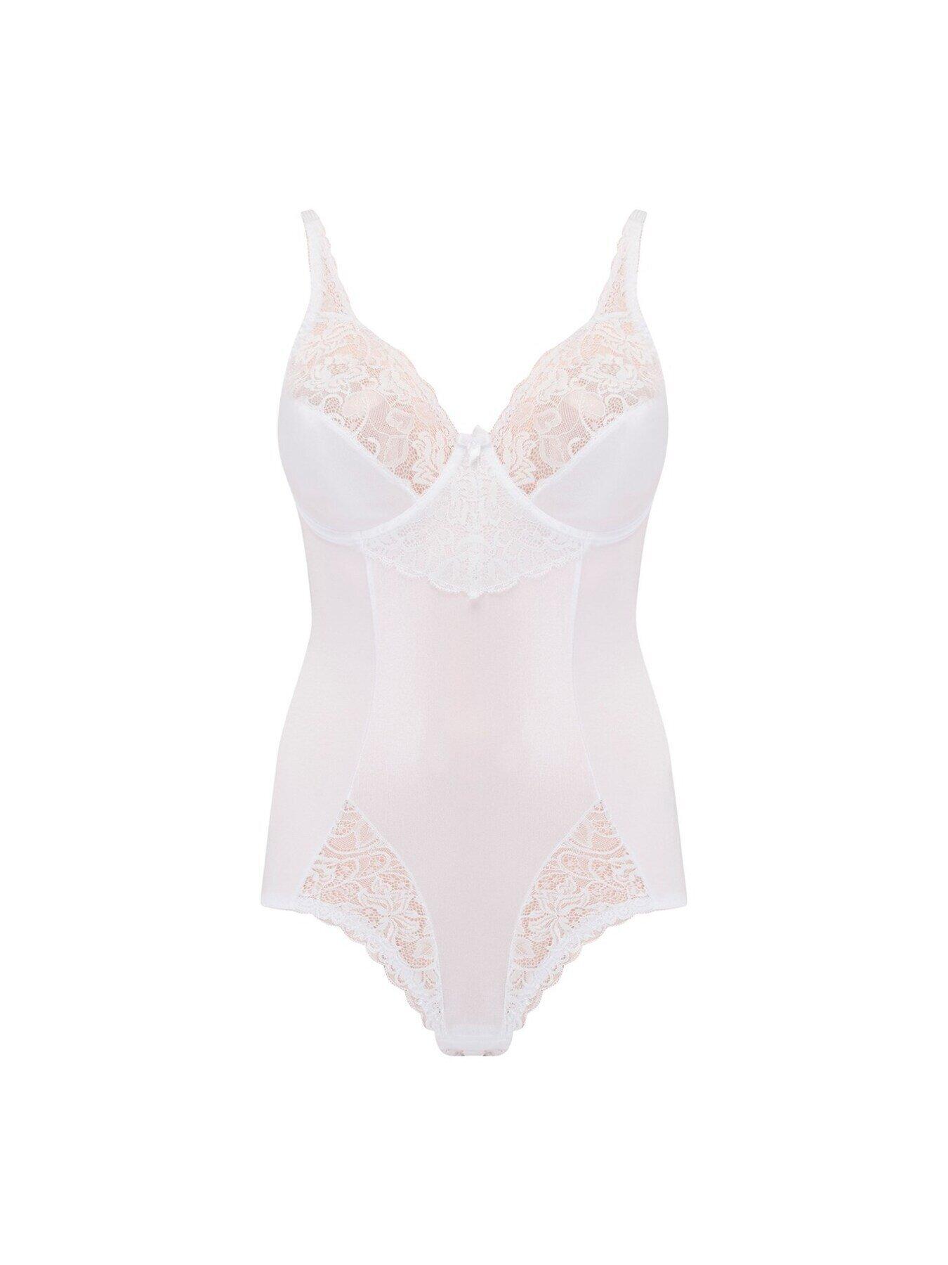 Image 2 of 3 of Pour Moi Superfit Full Cup Bodyshaper - White