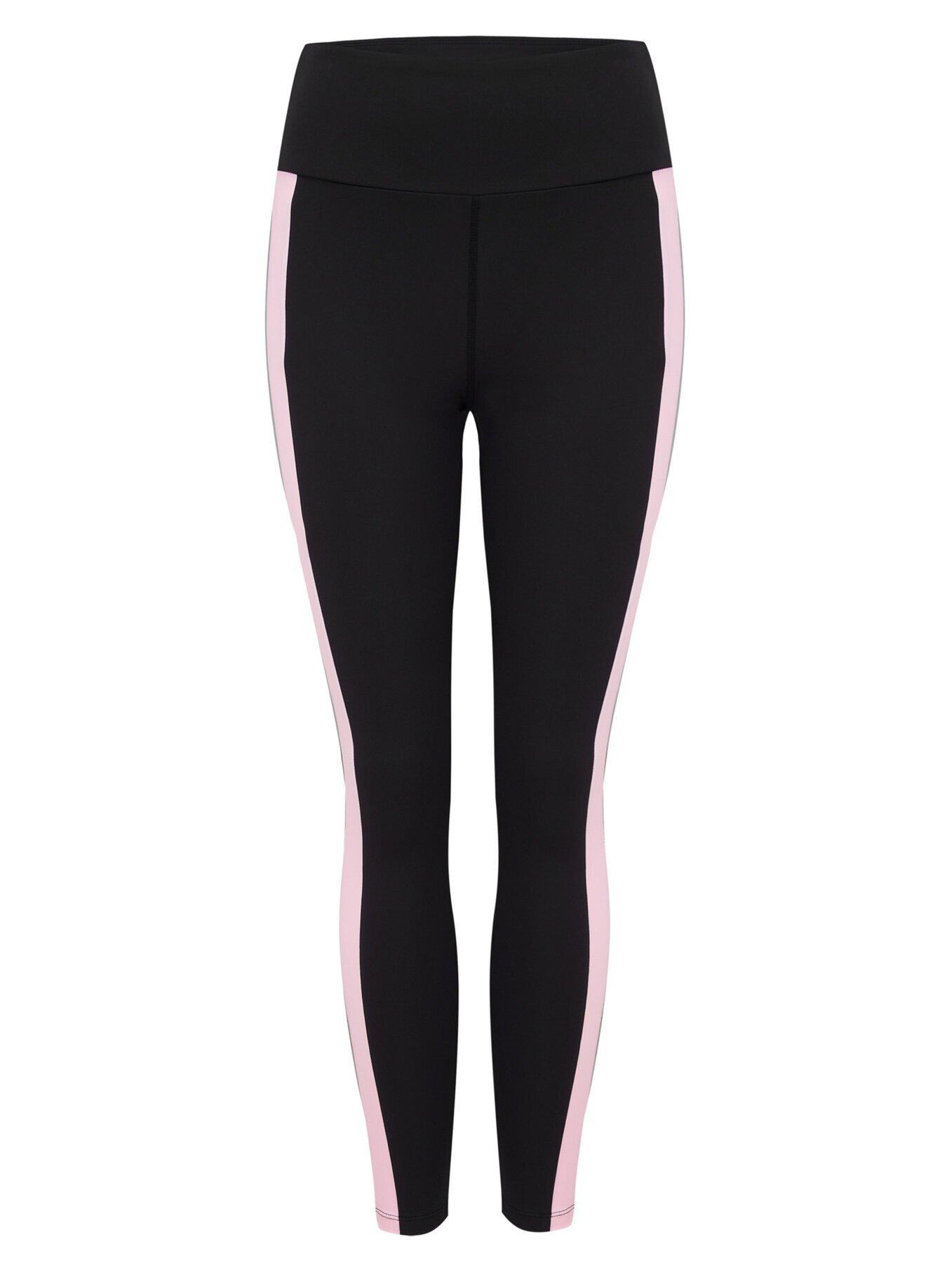 Energy Colour Block Full Length Sports Legging - Black/Multi