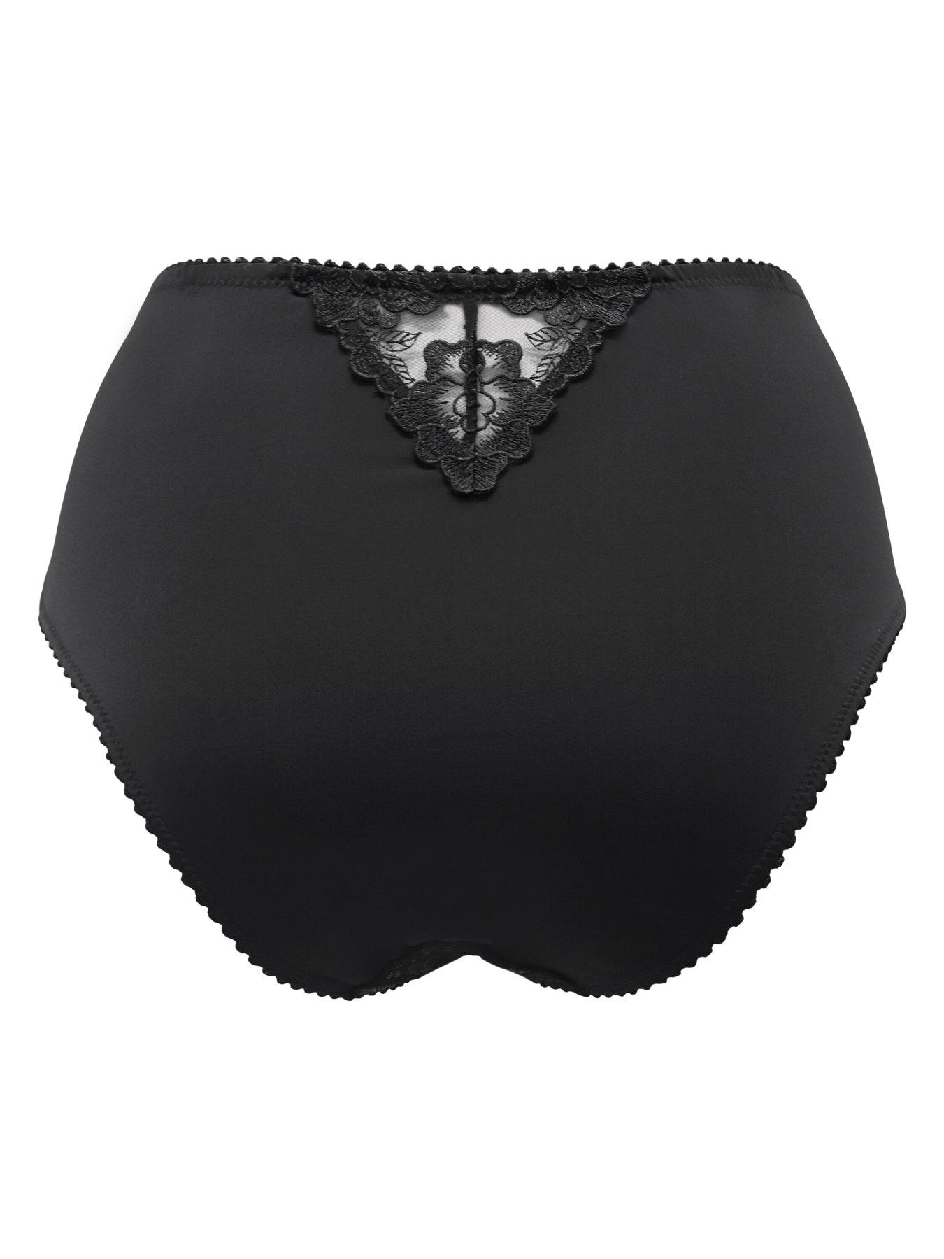 Image 4 of 4 of Pour Moi Sofia Emb Lace Embroidered Deep Brief