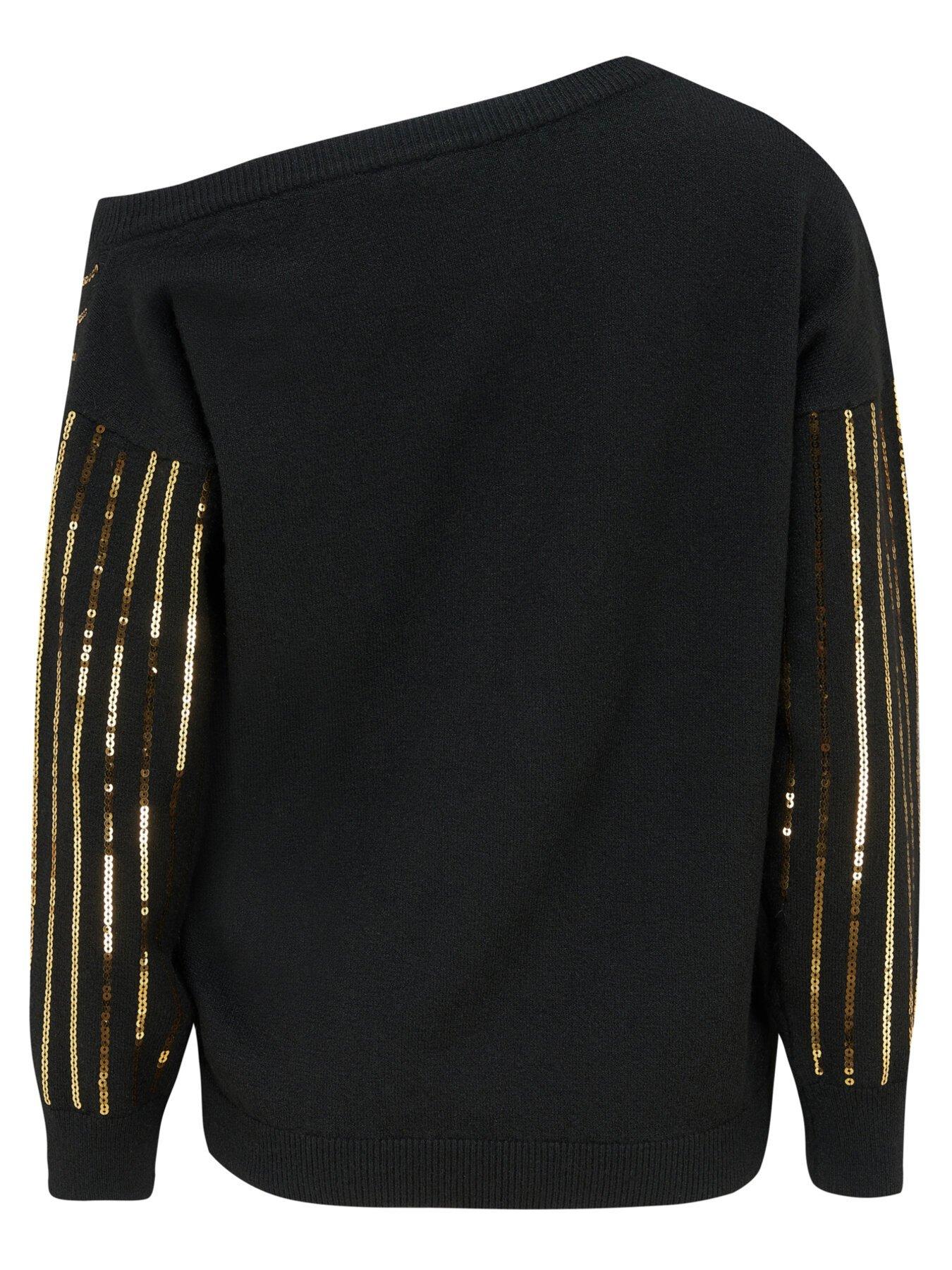 Sequin 2024 shoulder jumper