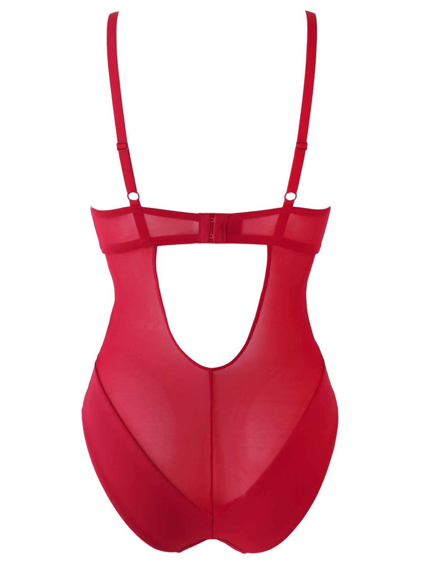 Image 4 of 4 of Pour Moi Romance Padded Push-up Body - Multi