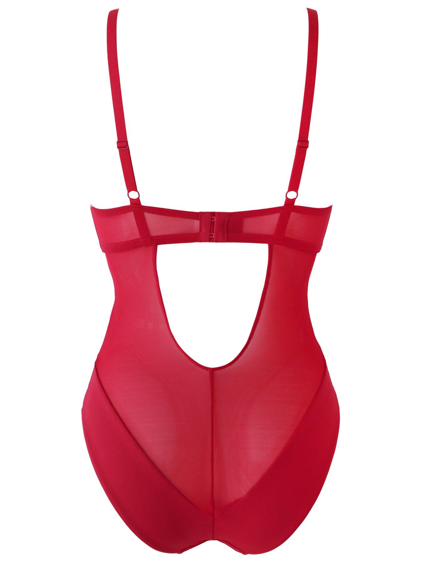 Image 4 of 4 of Pour Moi Romance Padded Push-up Body - Multi