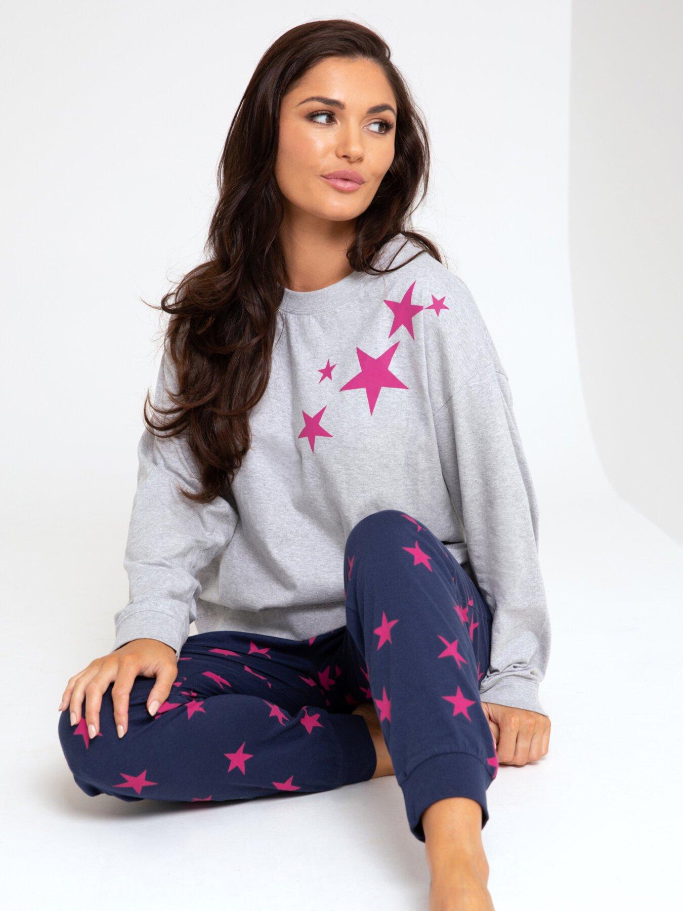 Star print jogger discount set