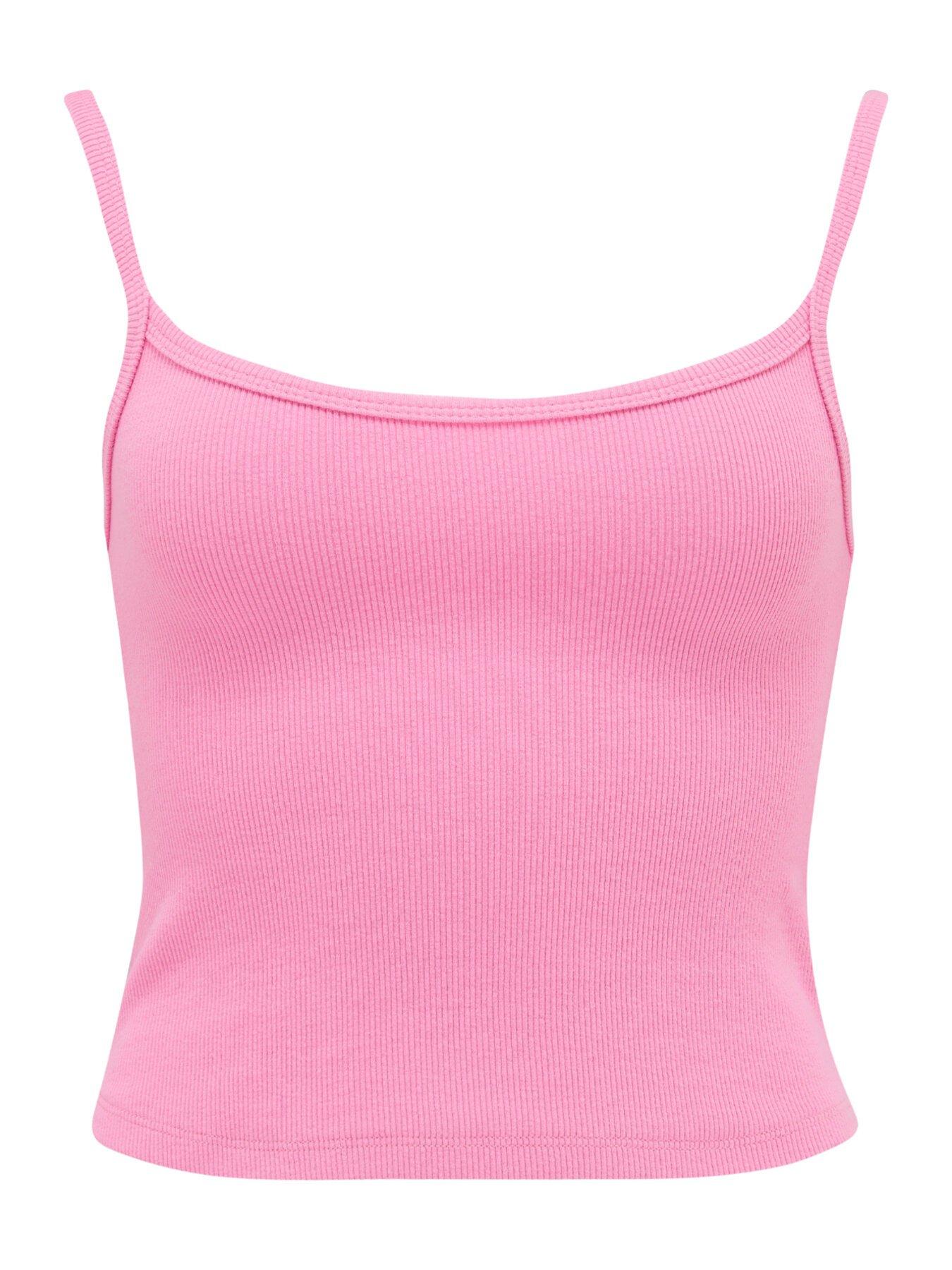 Pour Moi Off Duty Rib Jersey Support Cami - Pink | Very.co.uk