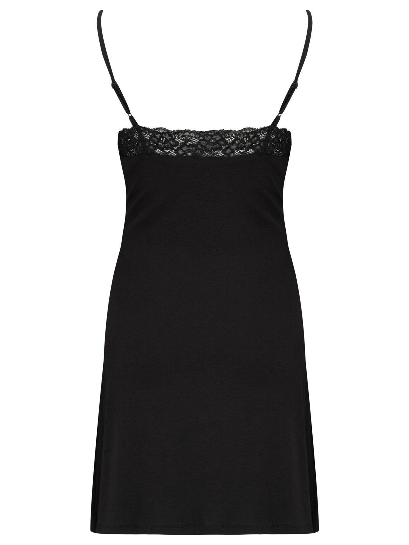 Image 4 of 4 of Pour Moi Sofa Loves Lace Hidden Support Soft Jersey Split Chemise