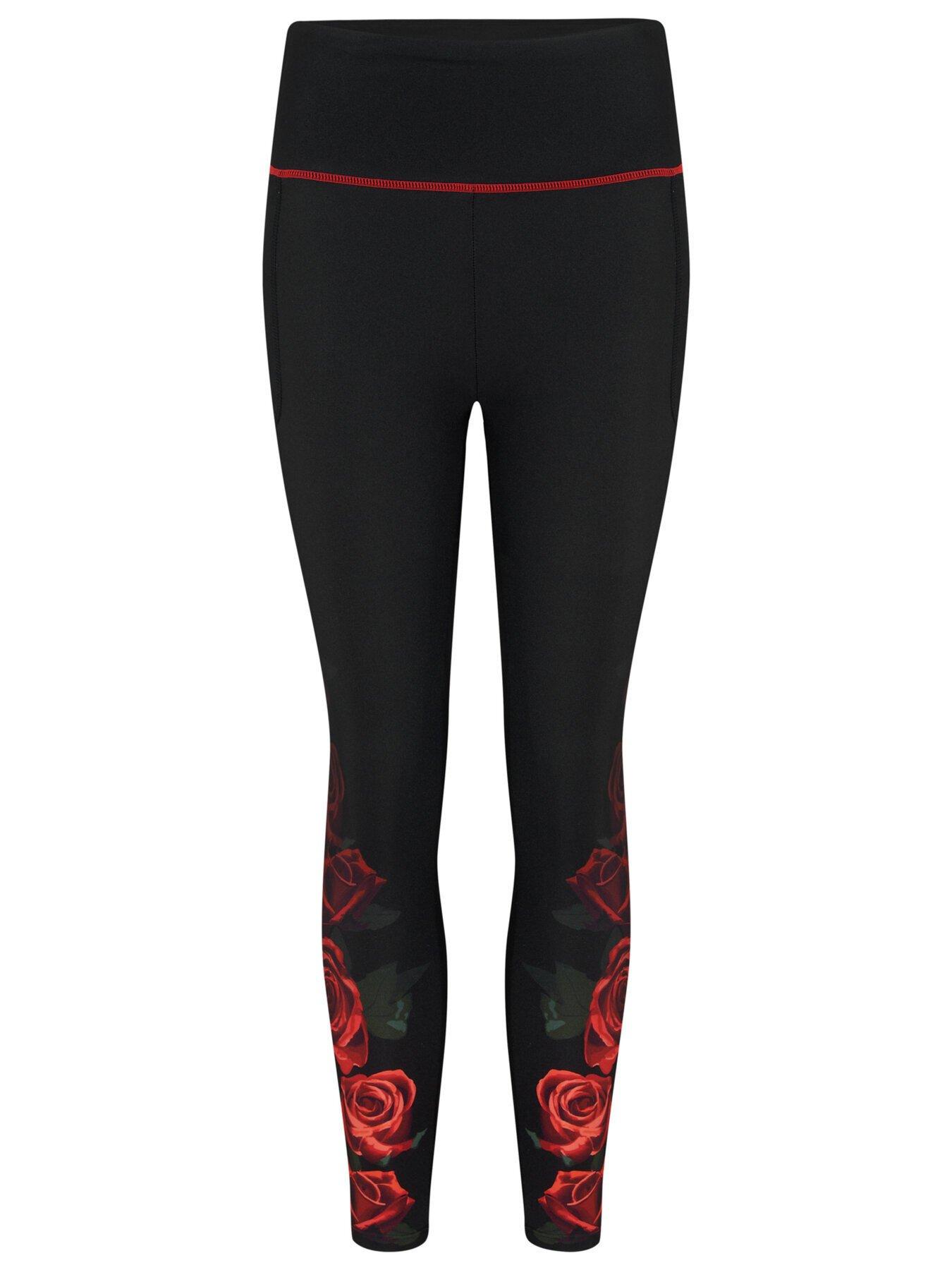 Image 4 of 5 of Pour Moi Energy Full Length Sports Legging - Black/Red