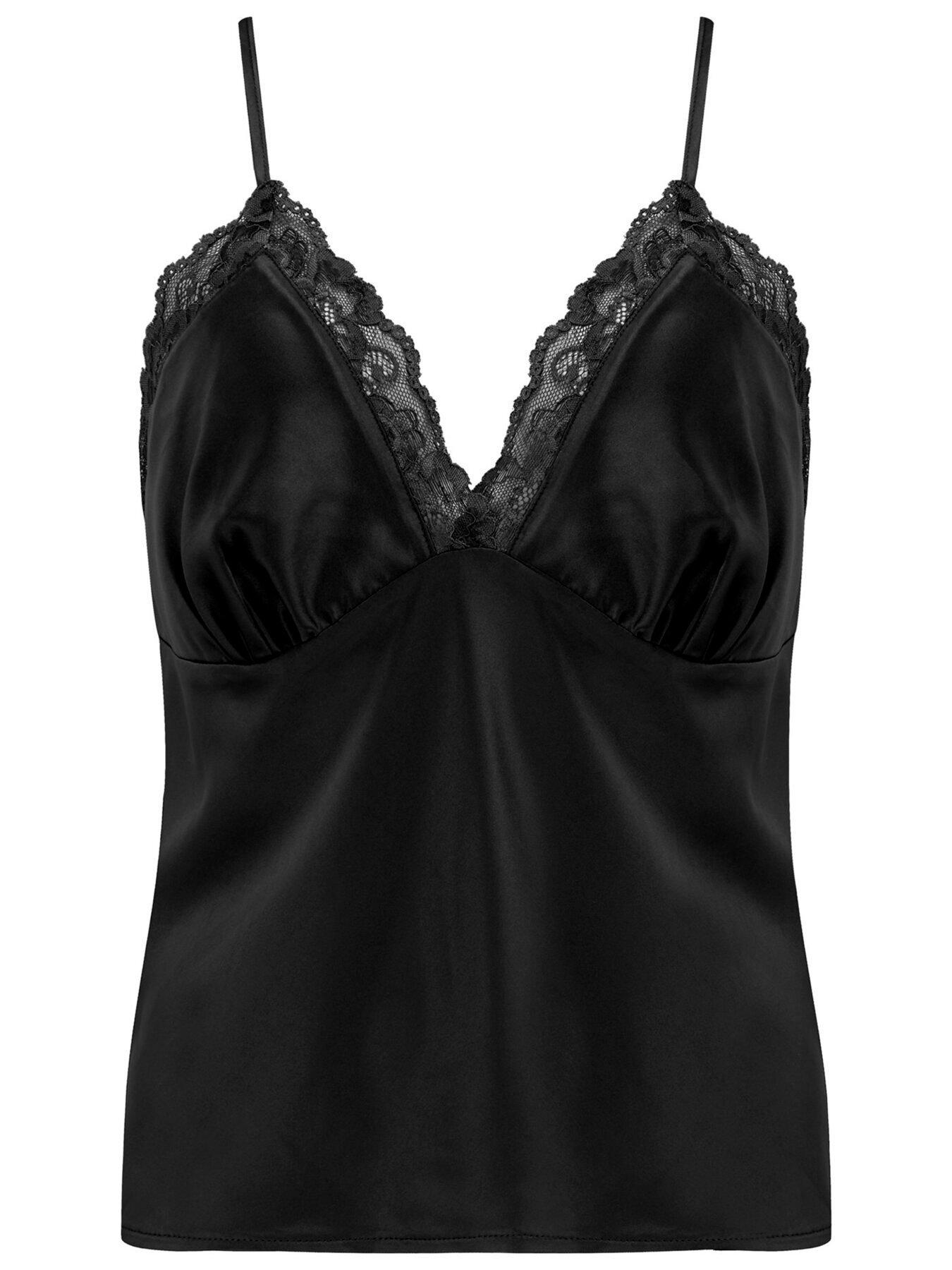 Pour Moi Dusk Satin Lace Trim Cami and Short Set | Very.co.uk