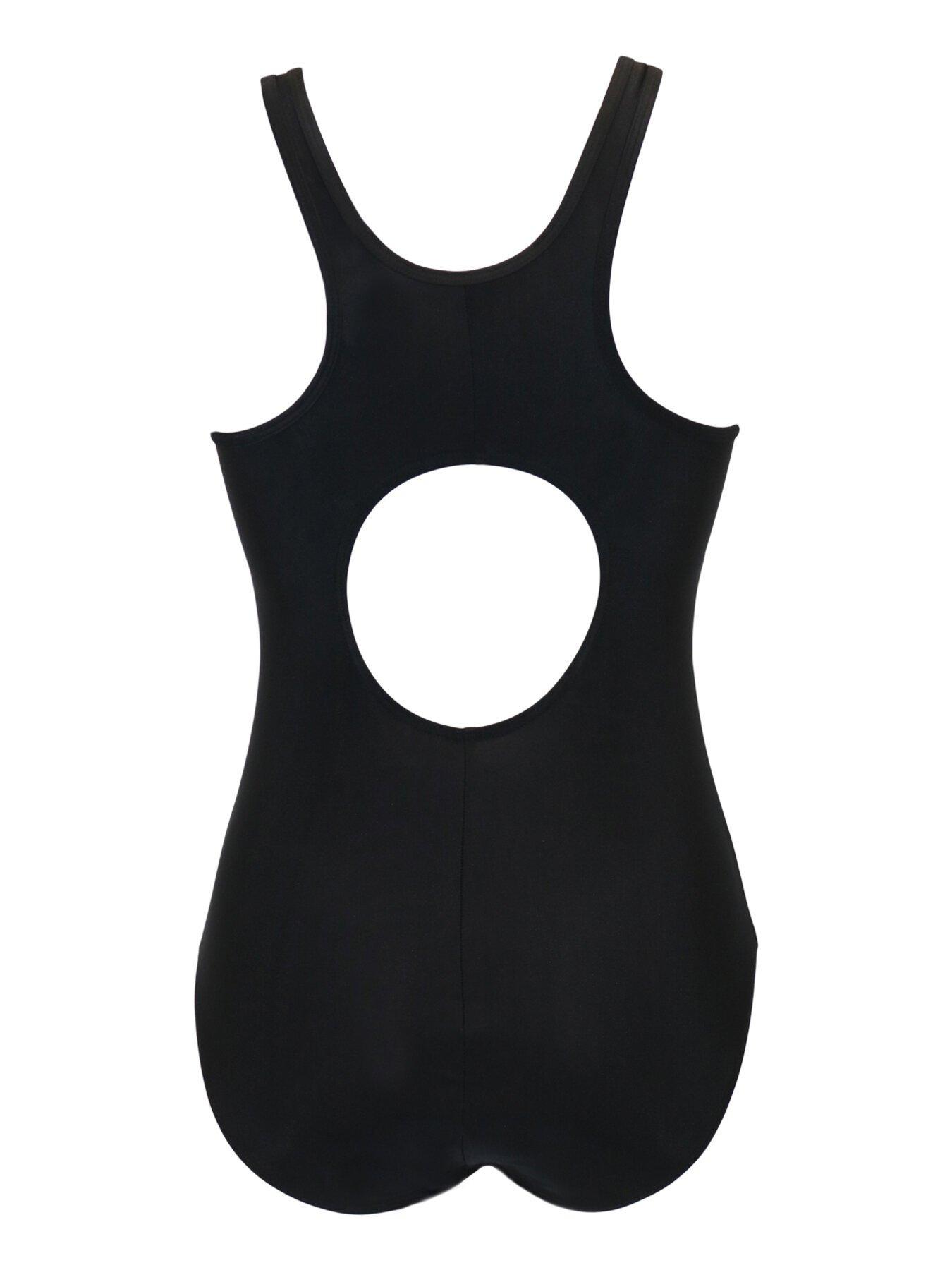 Image 5 of 5 of Pour Moi Energy Chlorine Resistant&nbsp;High Neck Zip Front Swimsuit - Multi