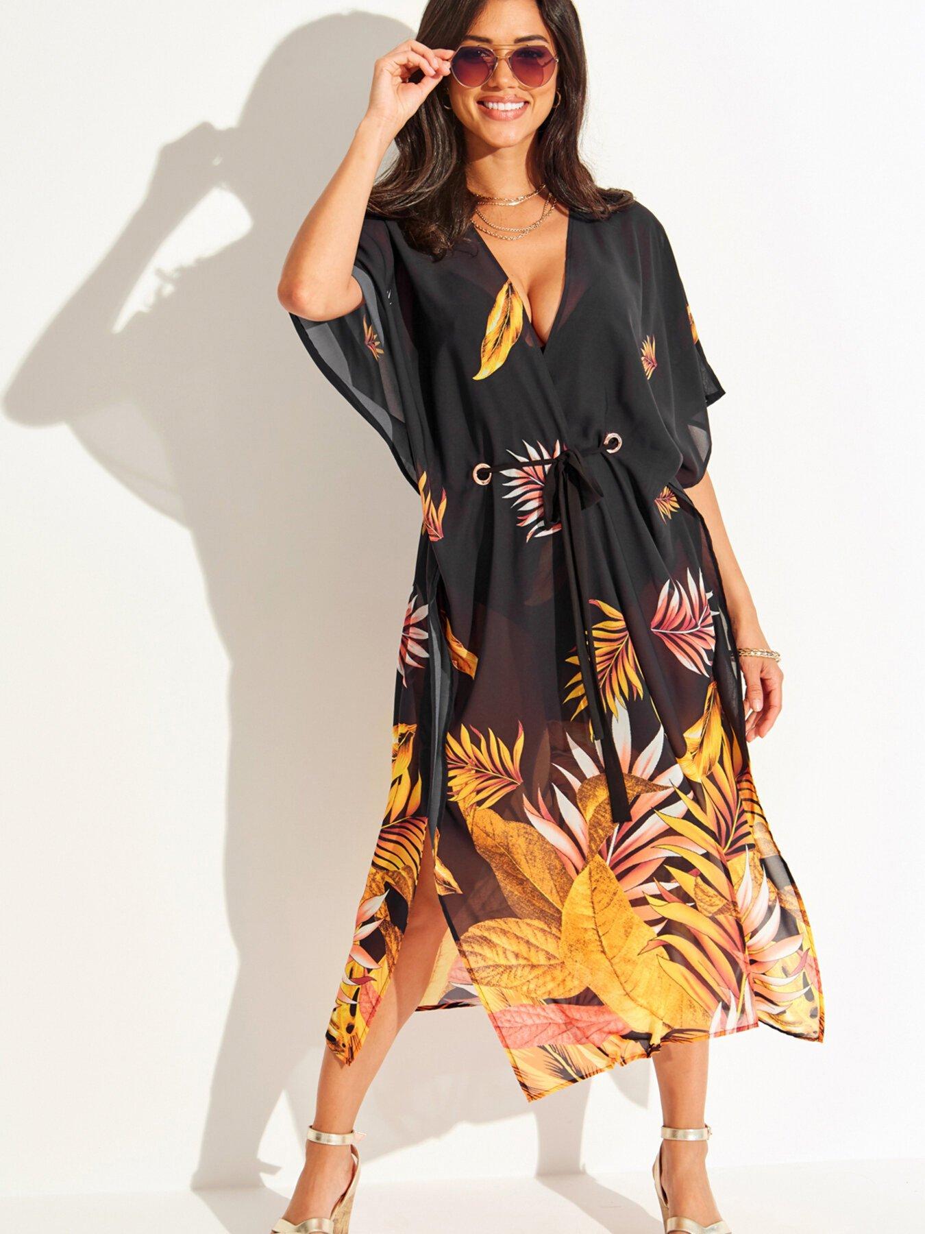 Pour Moi Luxe Maxi Chiffon Kimono