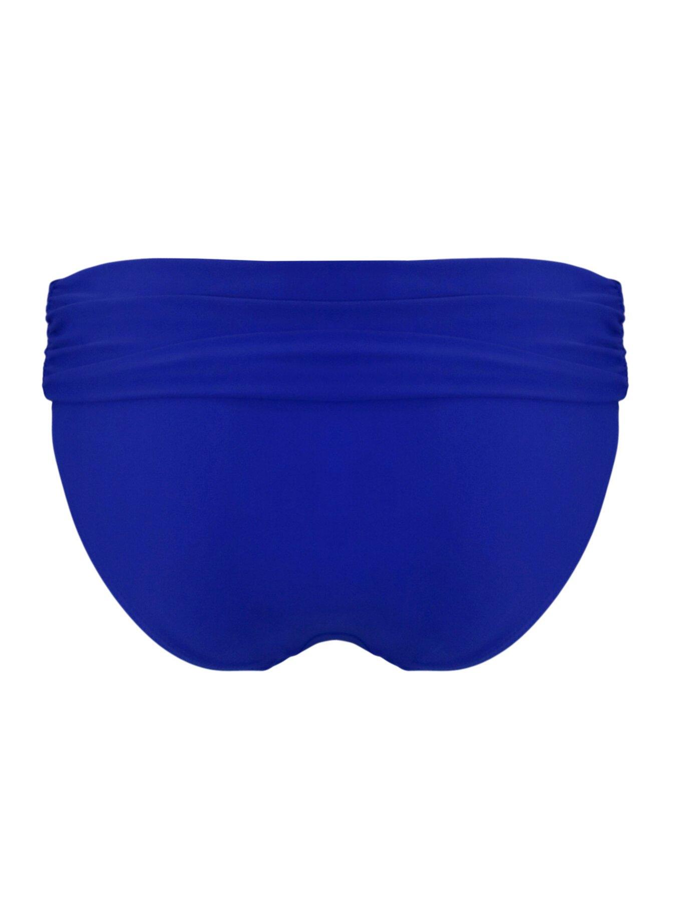 Image 4 of 4 of Pour Moi Free Spirit Fold Over Brief - Blue