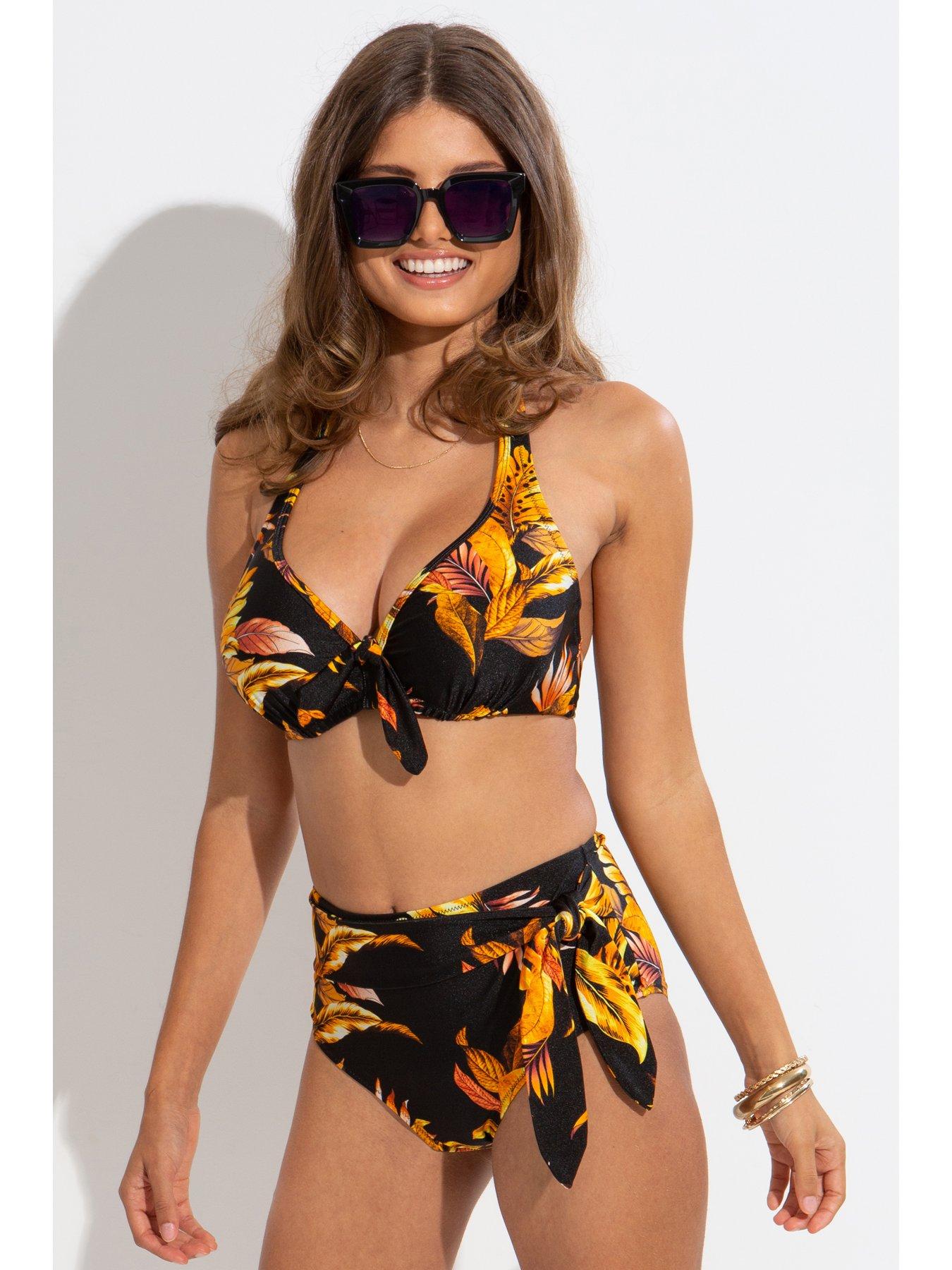 Pour Moi Sea Breeze Parte Superiore Bikini Donna Con Ferretto E Triangolo Nascosto - Costume Da Bagno Con Coppa, Stile Elegante E Sostenuto